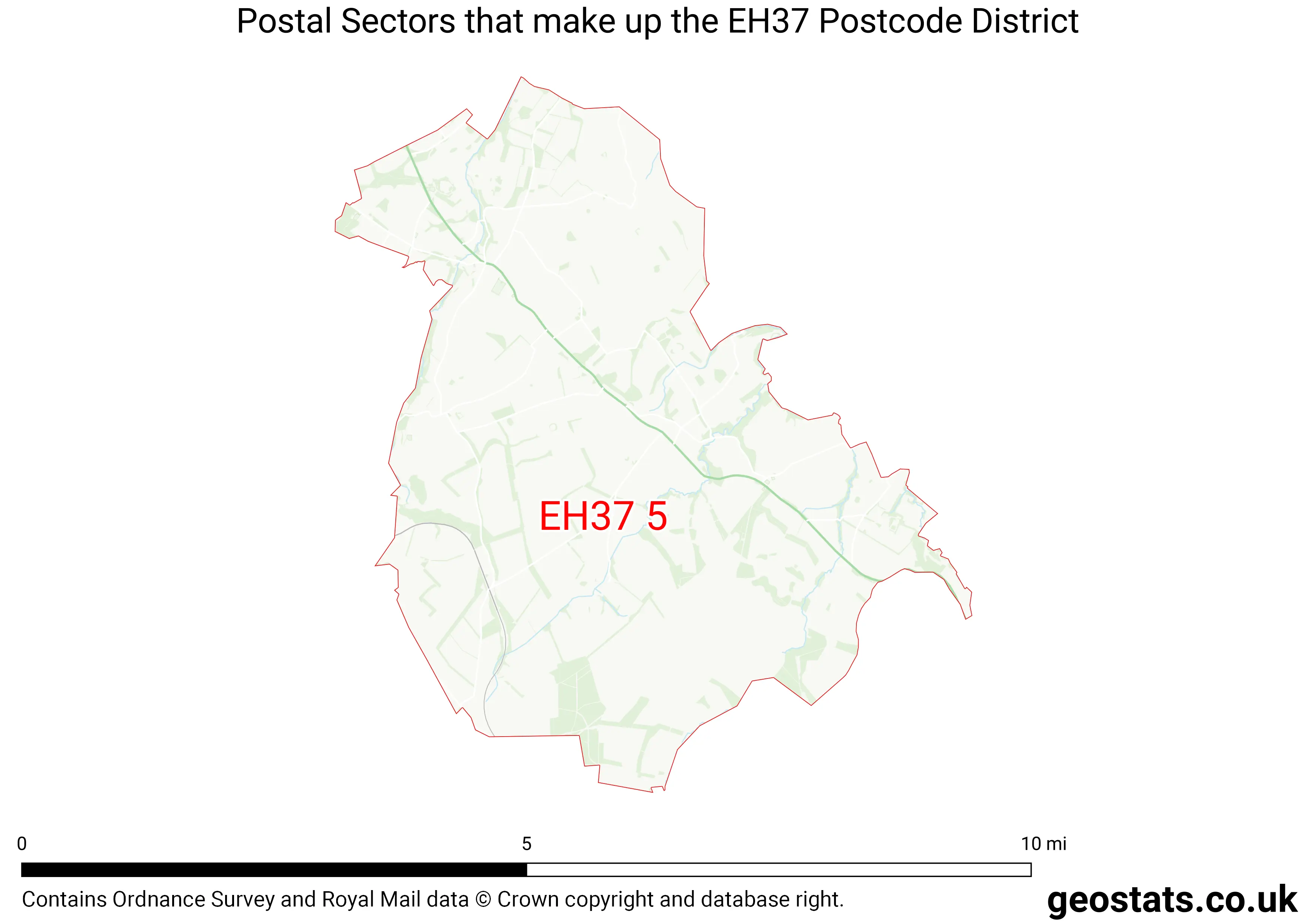 Map of the EH37  District