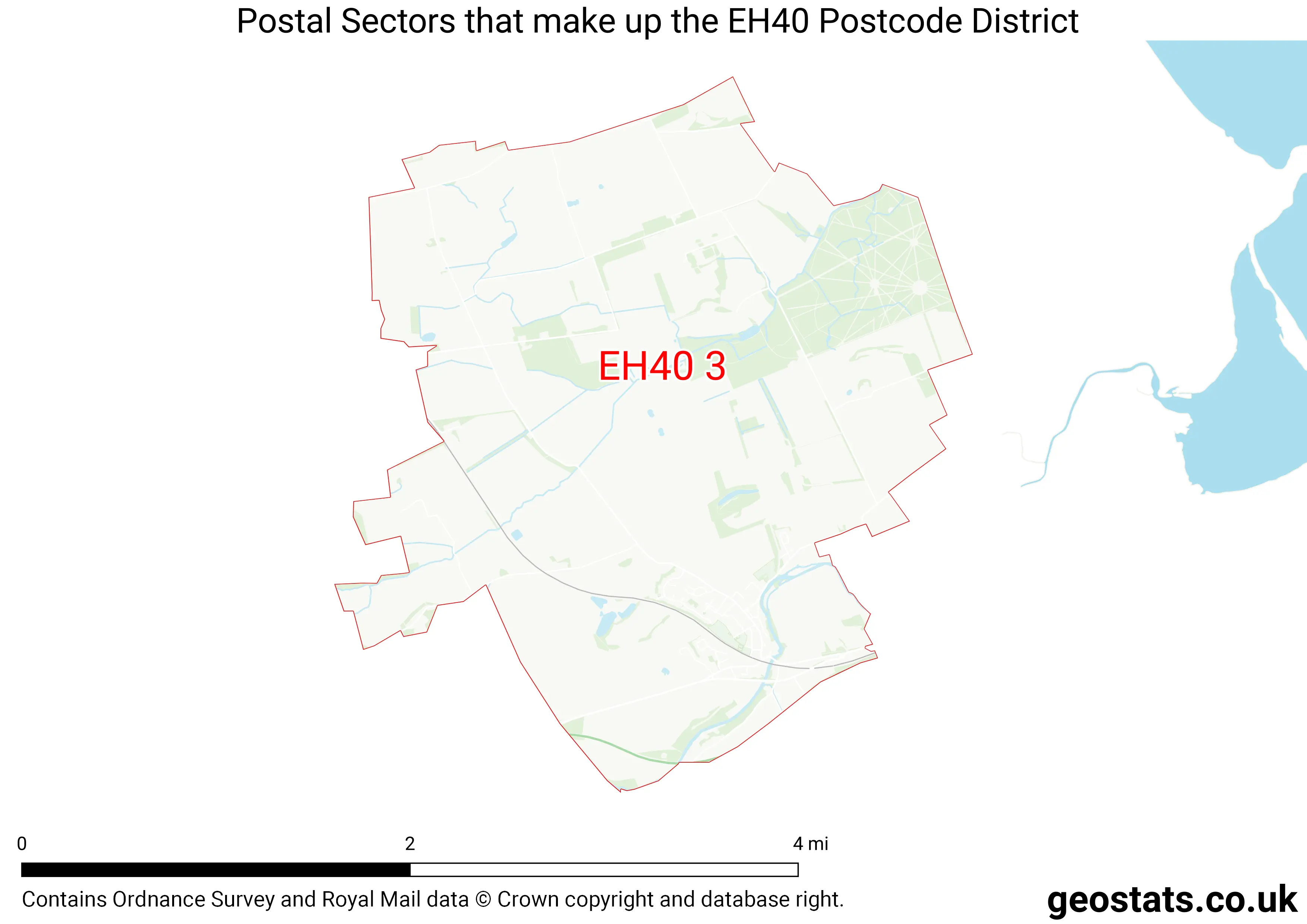 Map of the EH40  District
