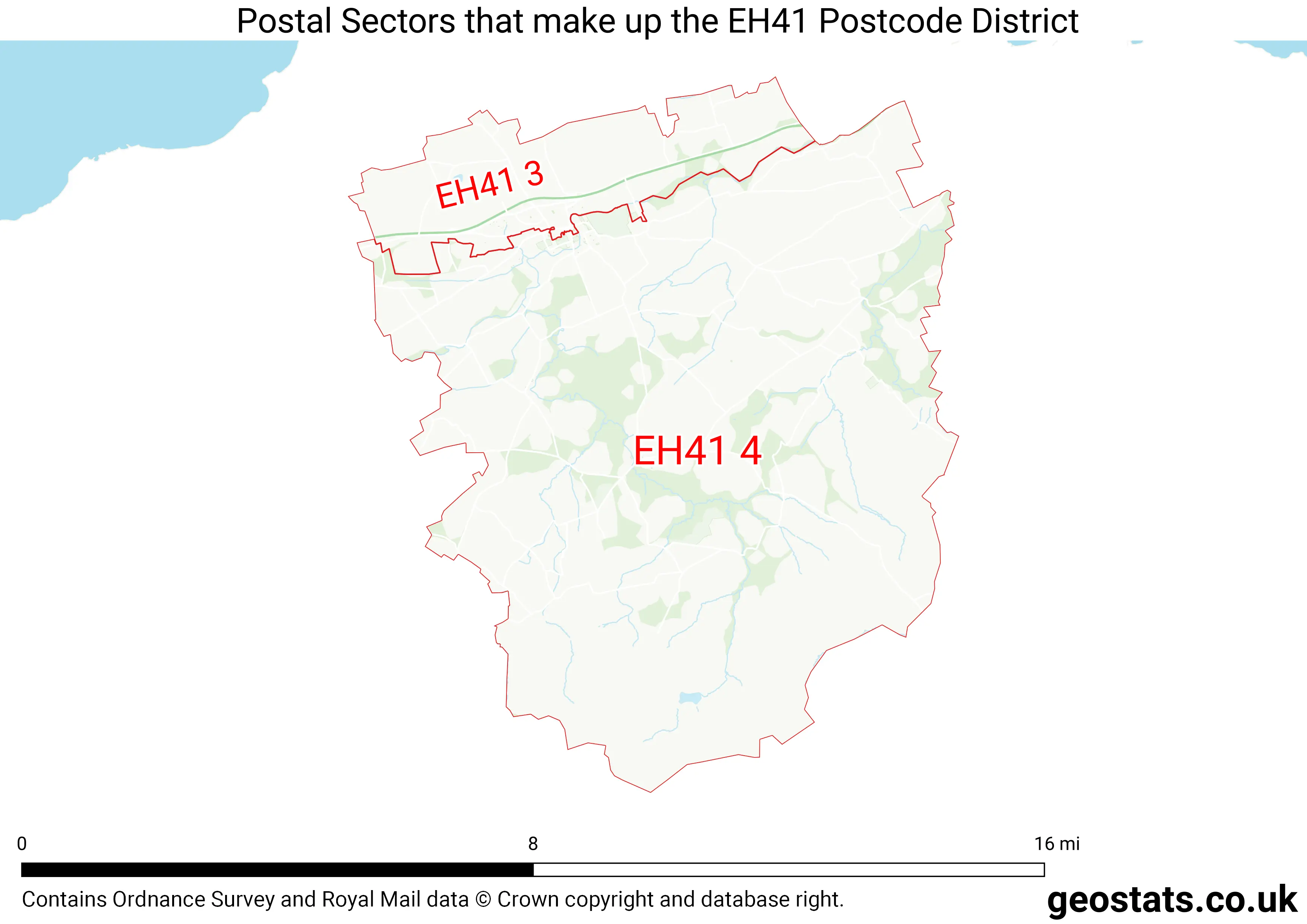 Map of the EH41  District