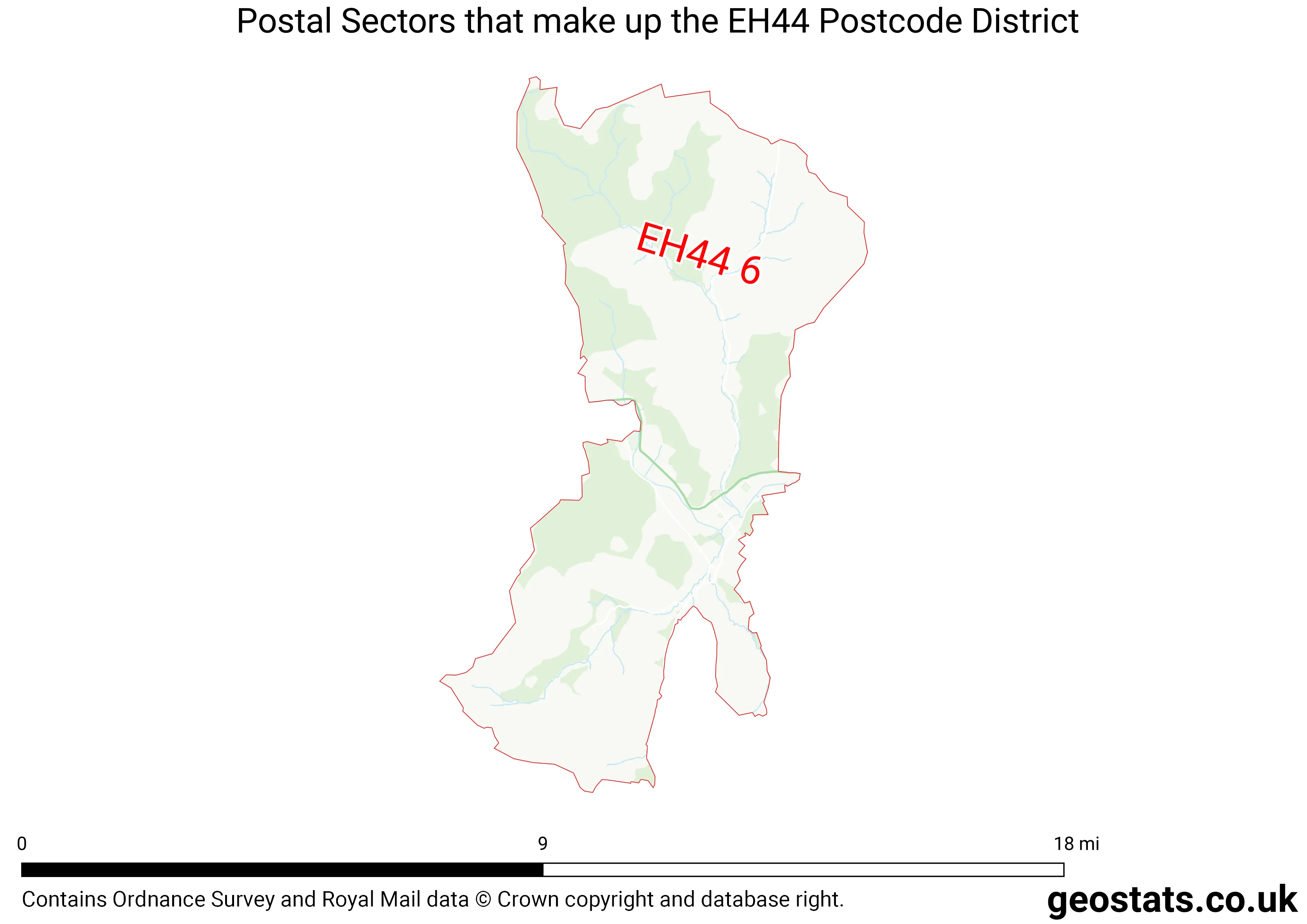 Map of the EH44  District