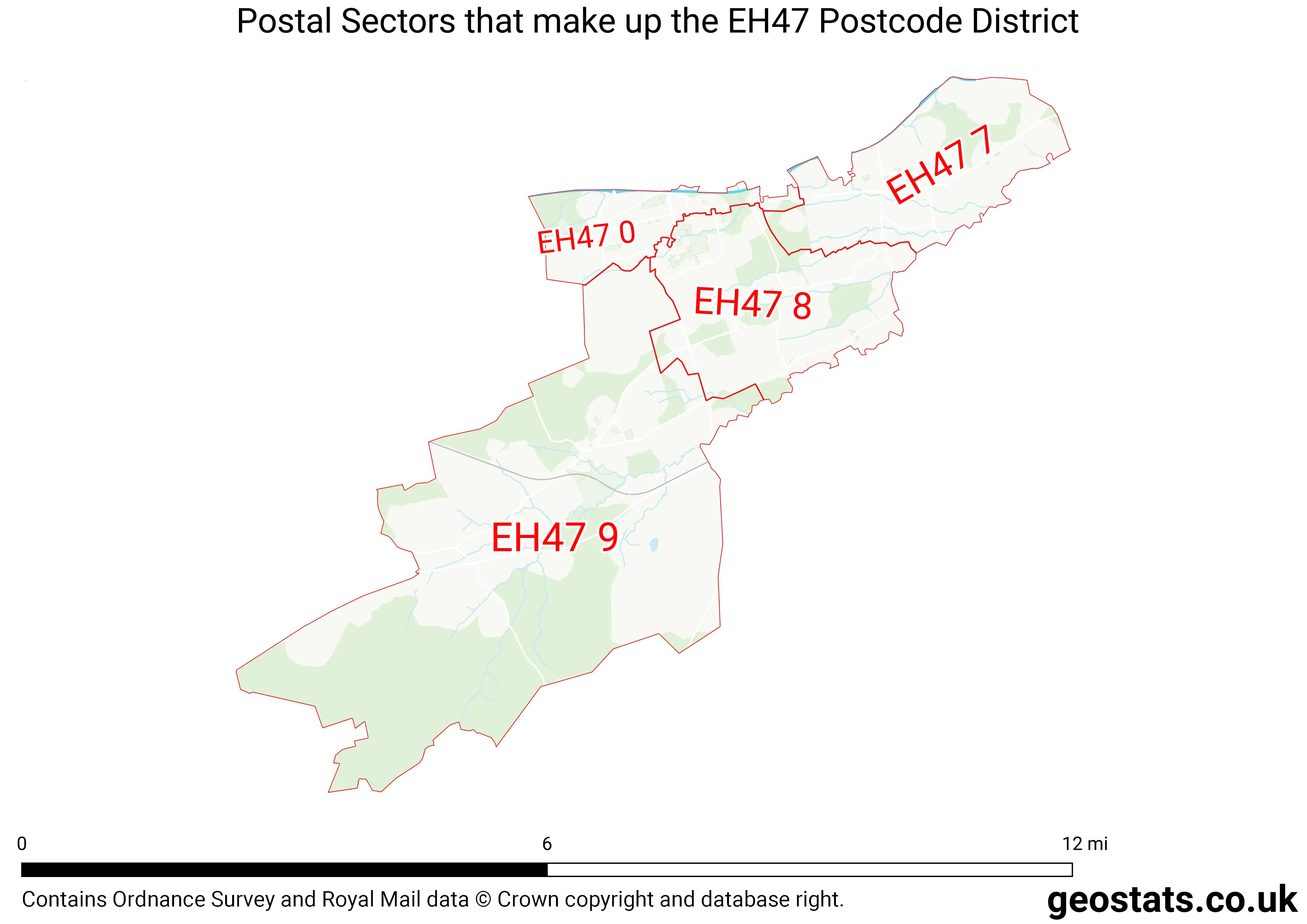 Map of the EH47  District