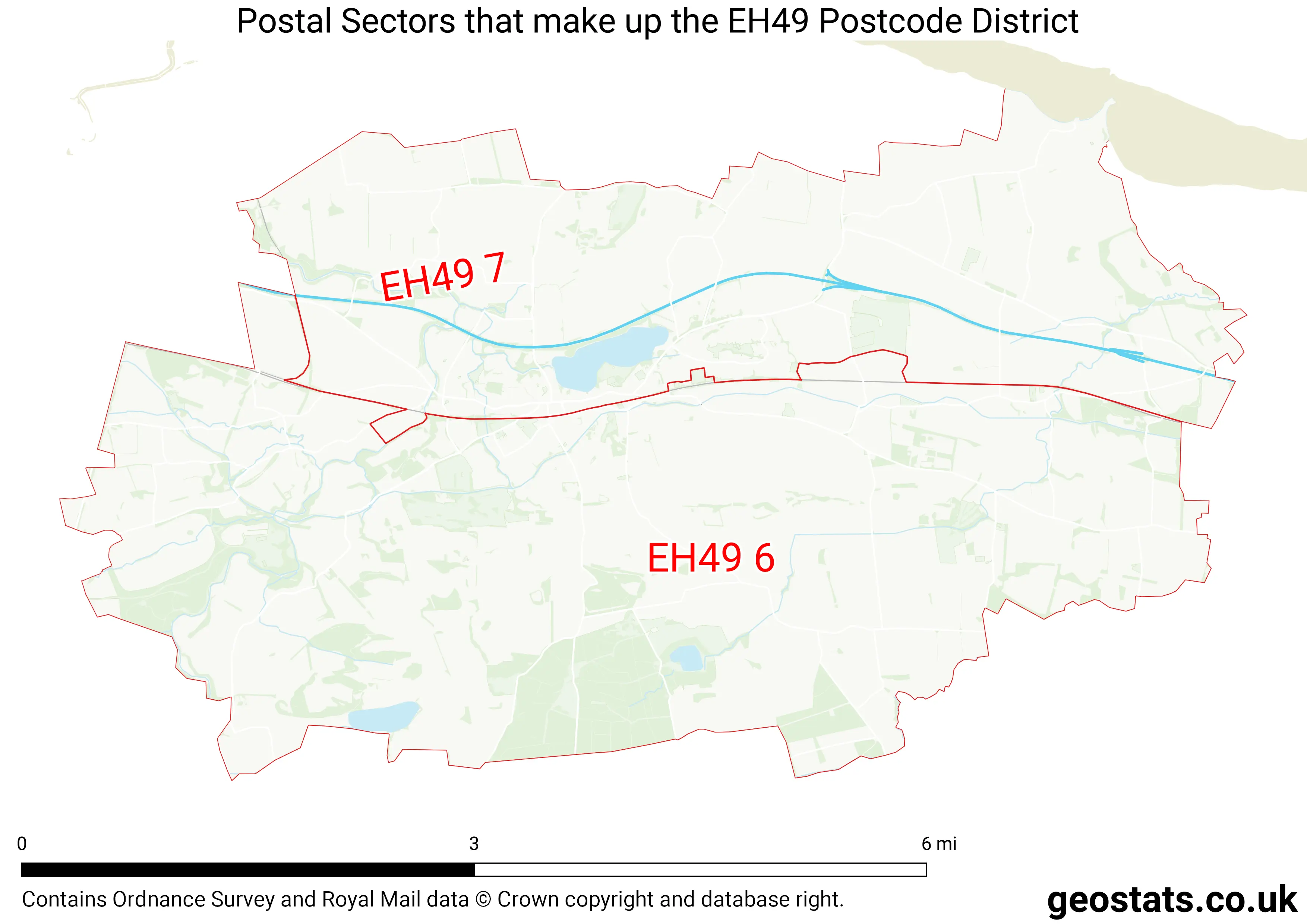 Map of the EH49  District