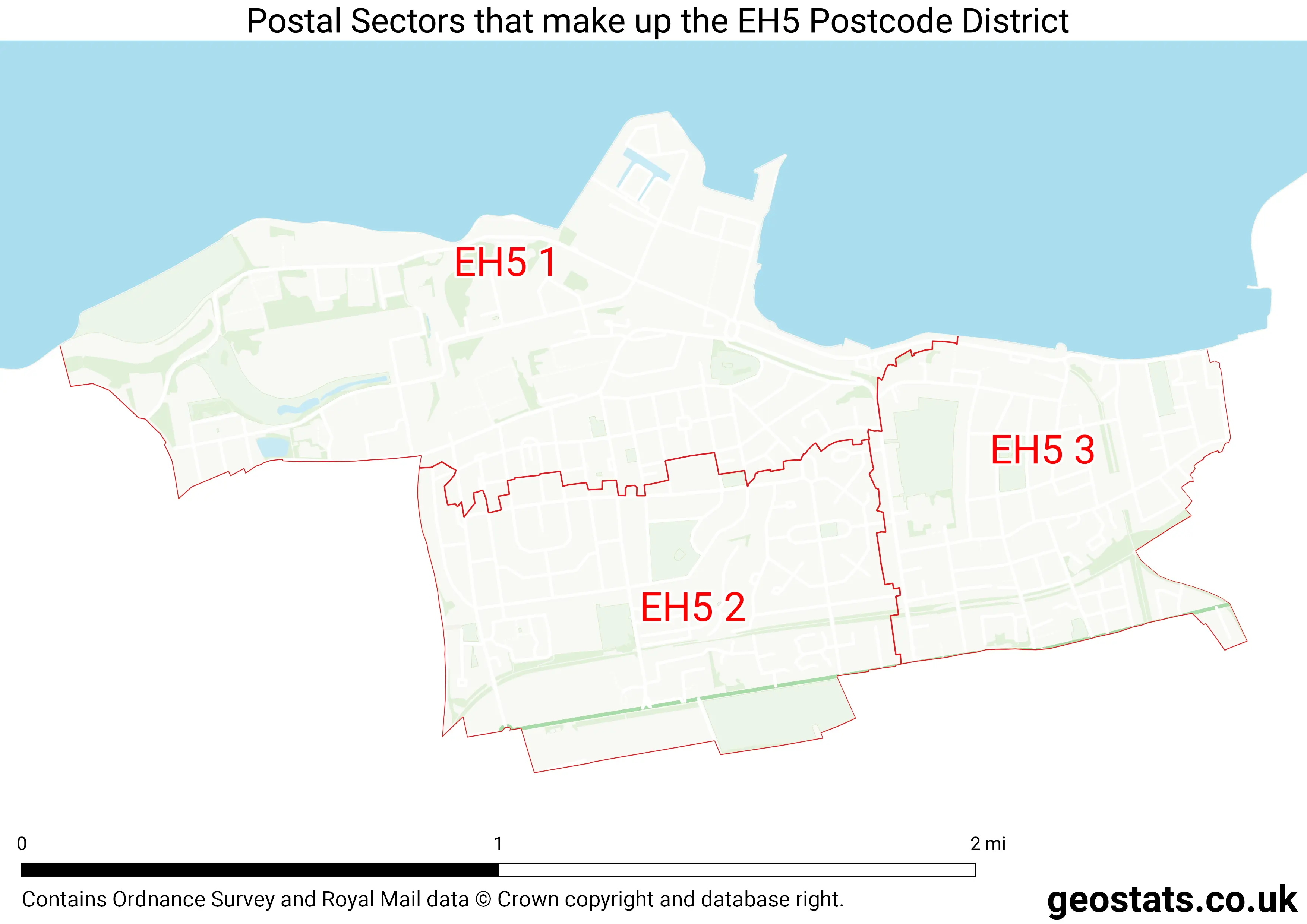 Map of the EH5  District