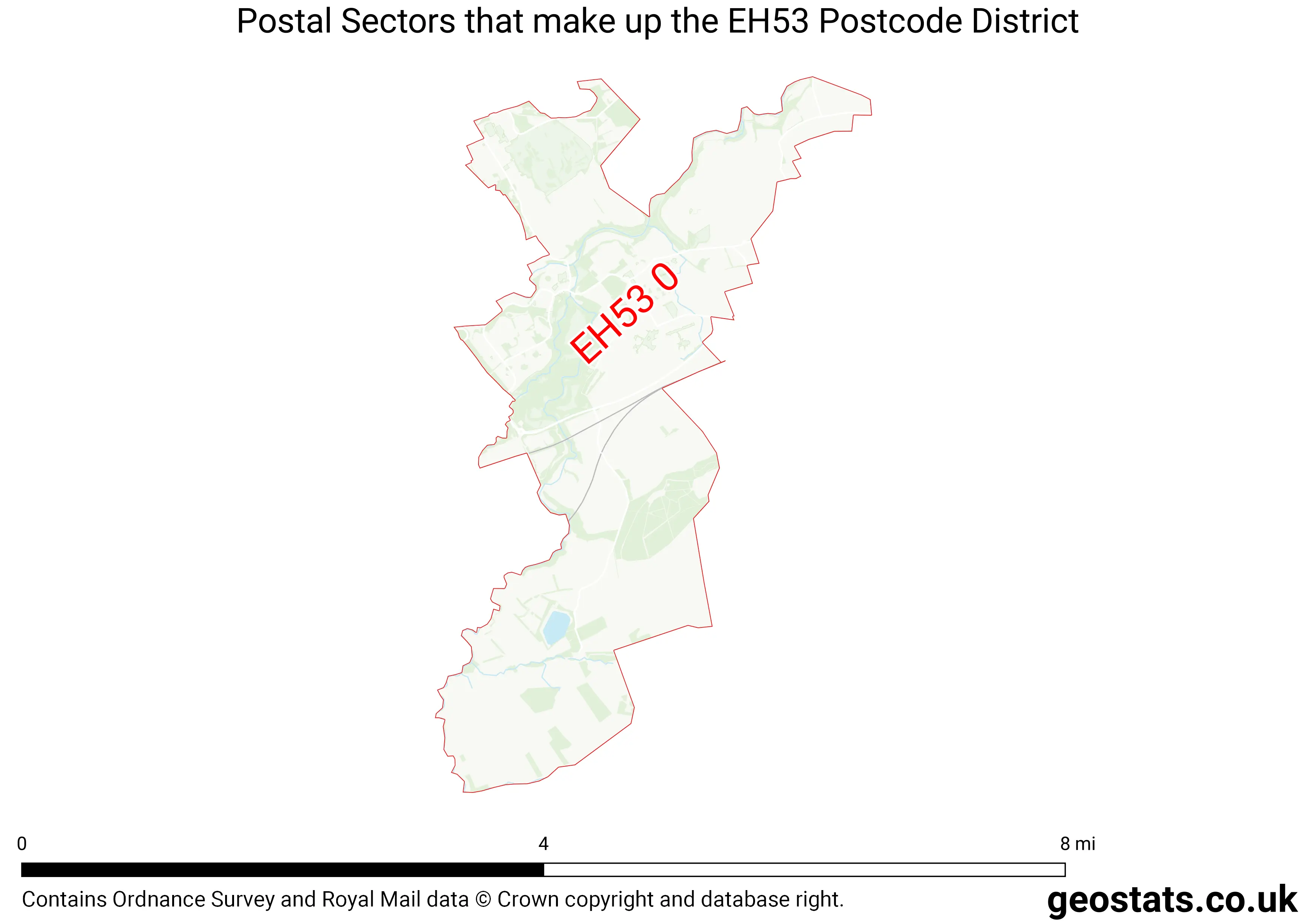 Map of the EH53  District