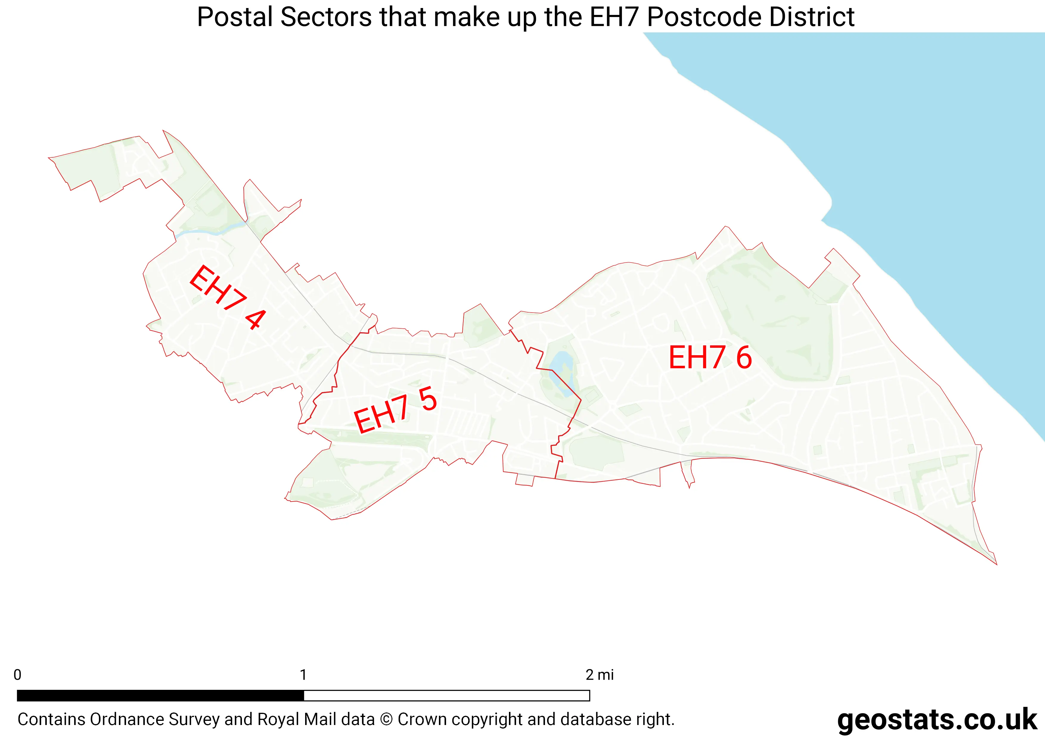Map of the EH7  District