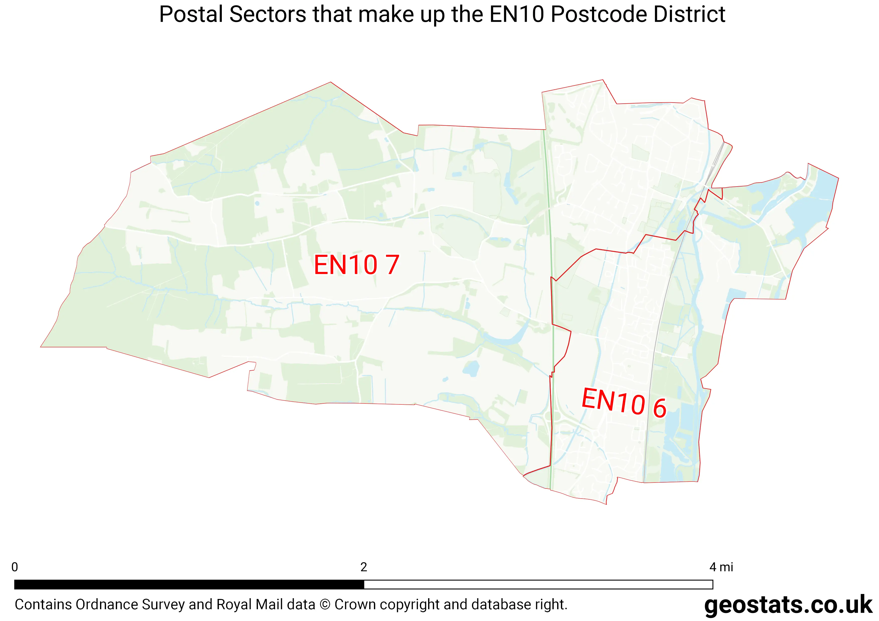 Map of the EN10  District