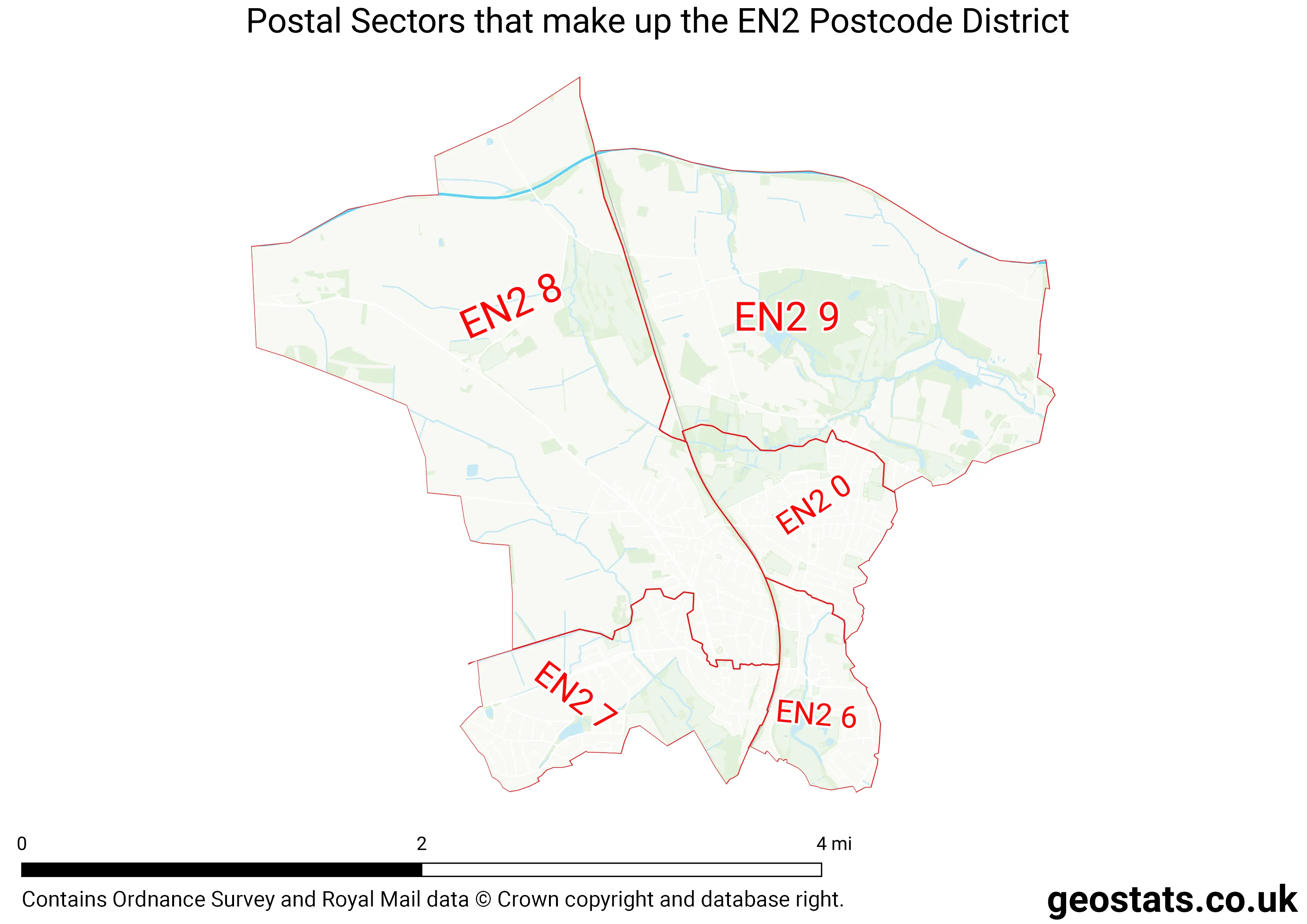 Map of the EN2  District