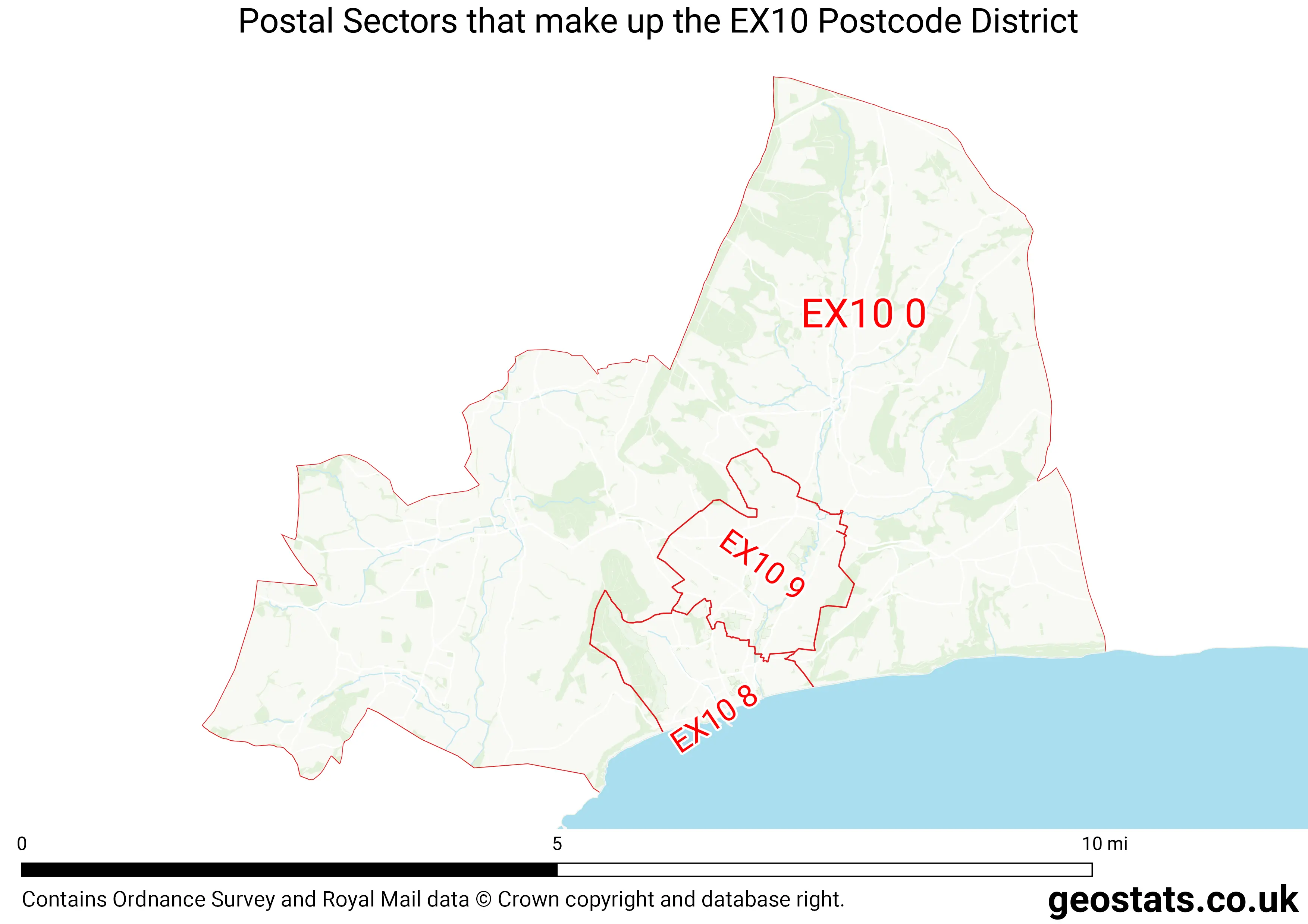 Map of the EX10  District