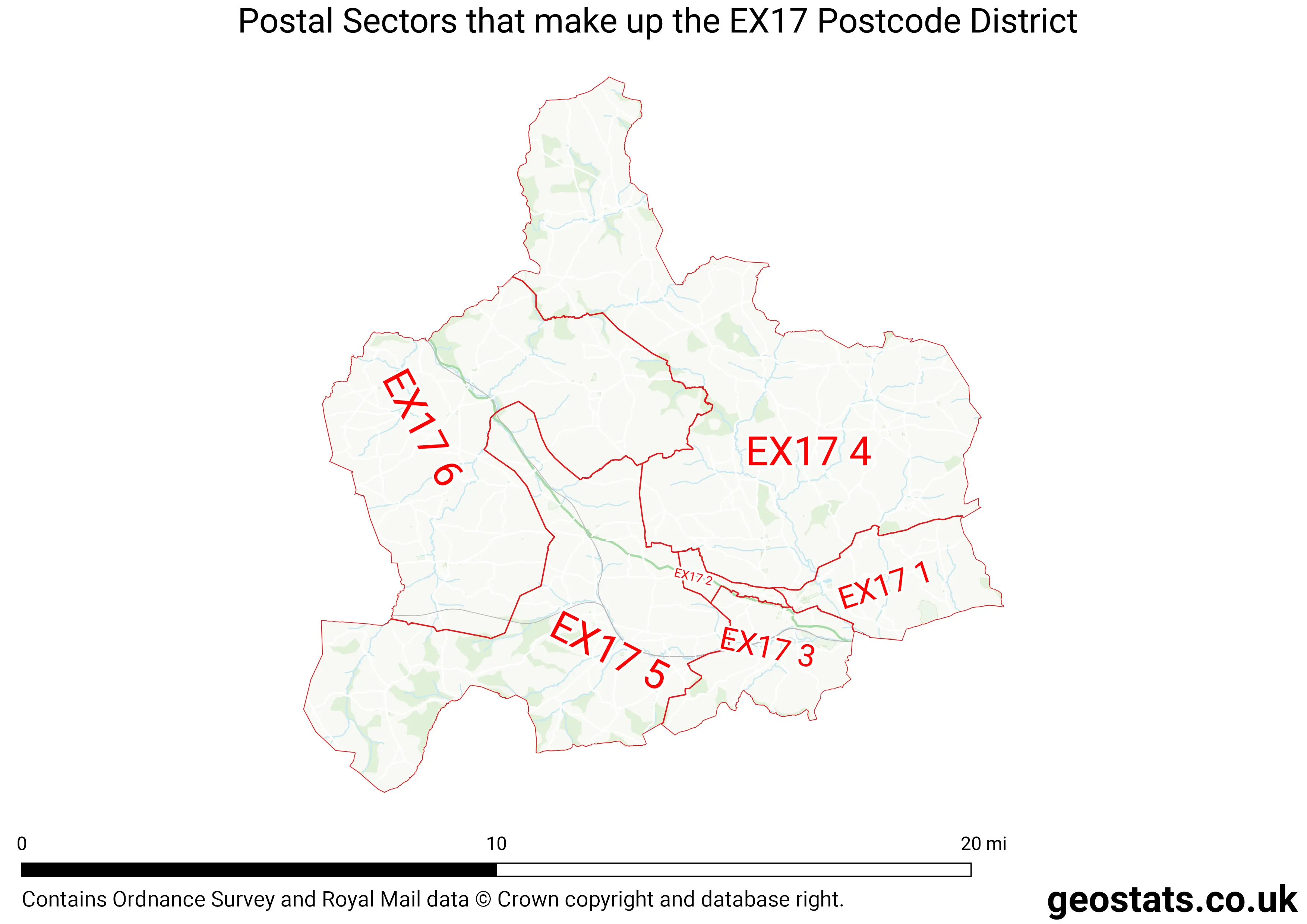 Map of the EX17  District