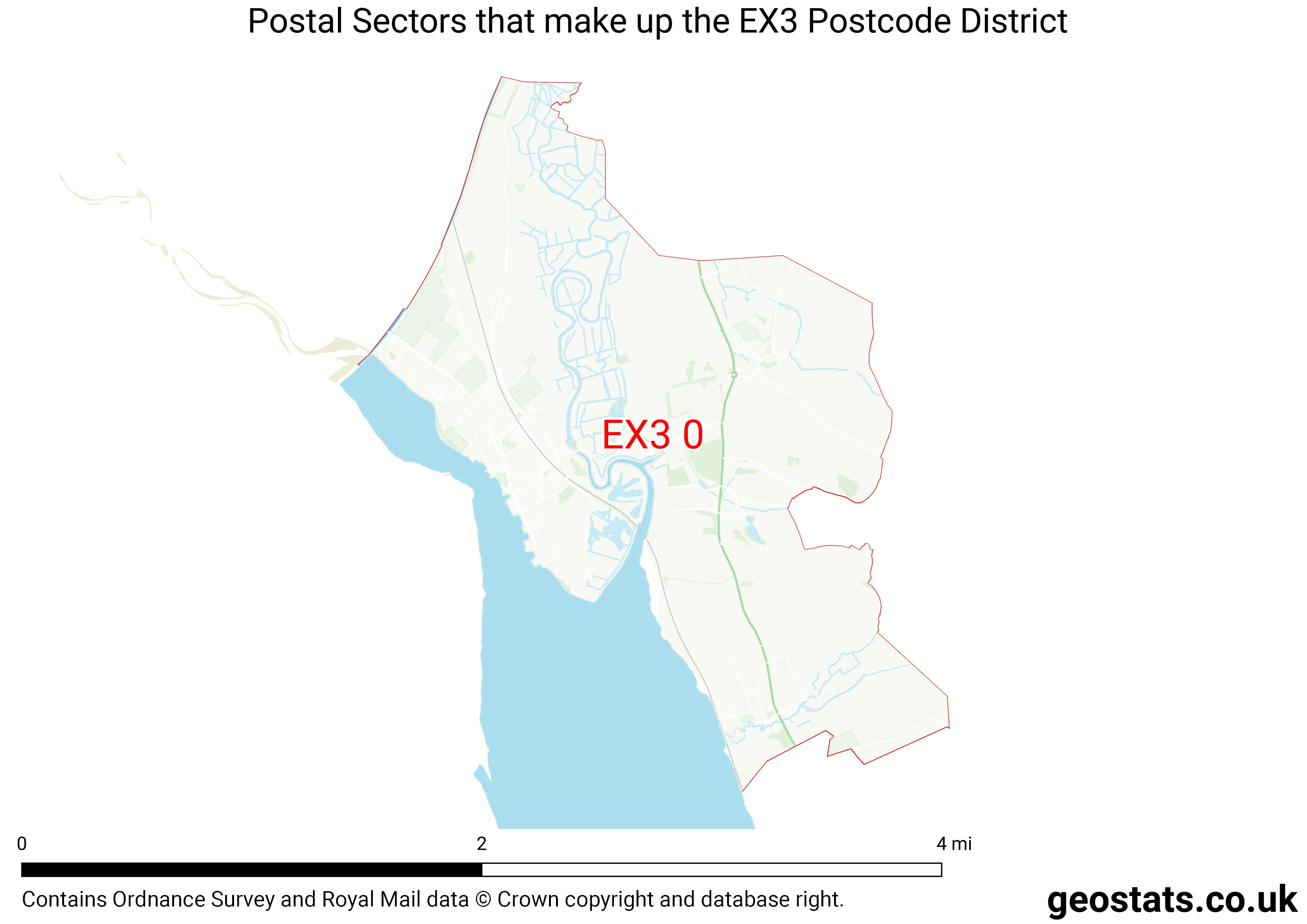 Map of the EX3  District