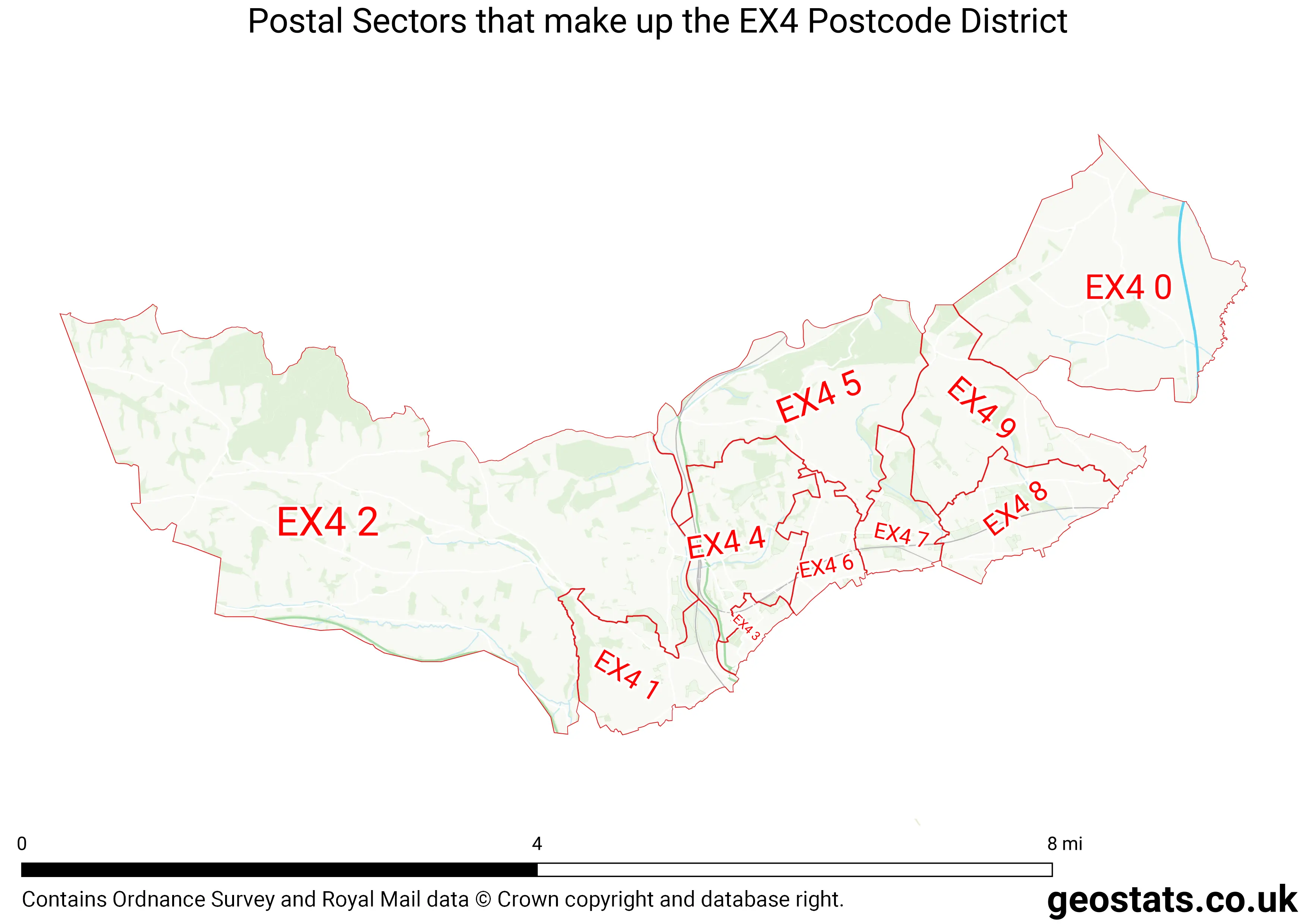 Map of the EX4  District