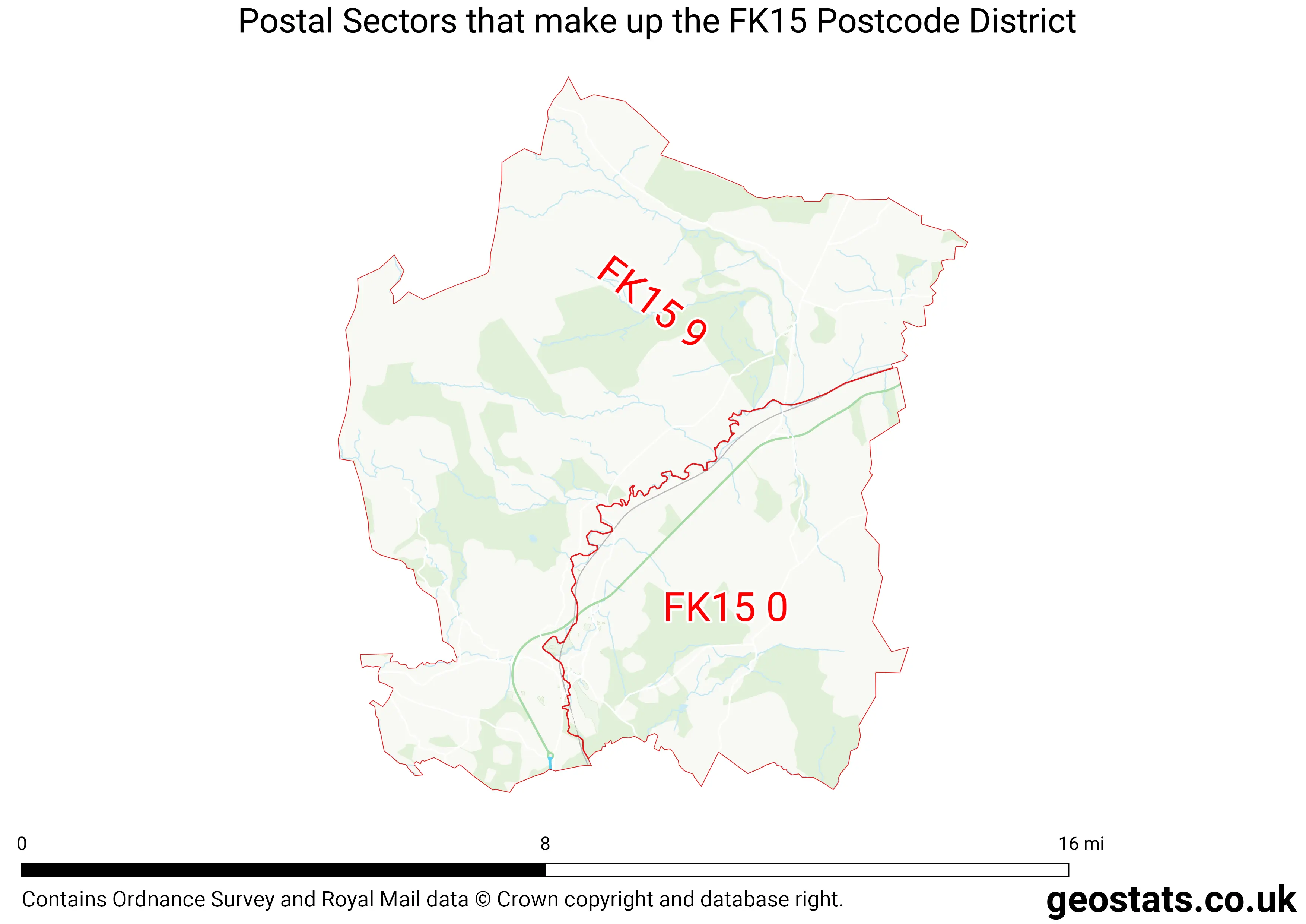 Map of the FK15  District