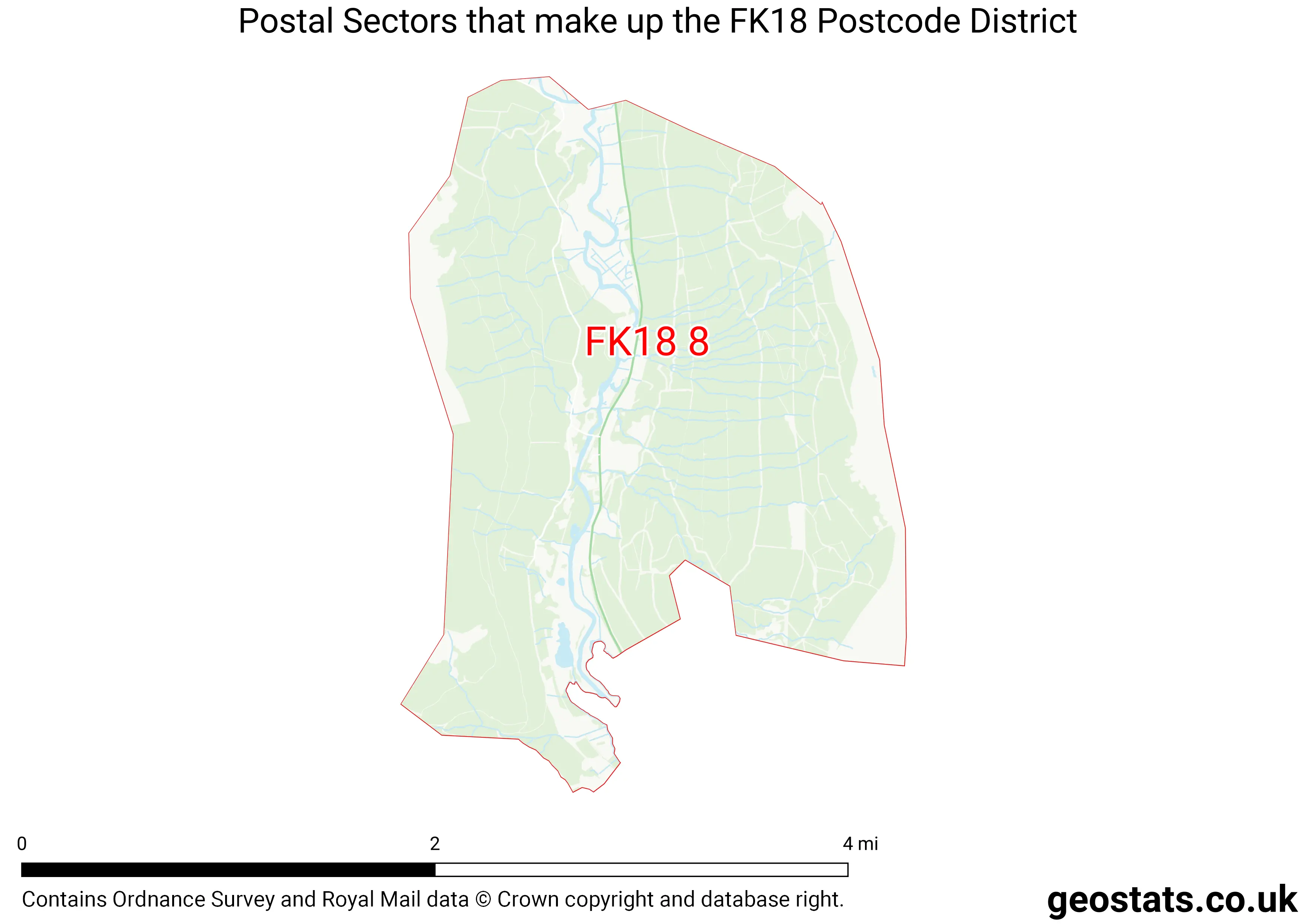 Map of the FK18  District