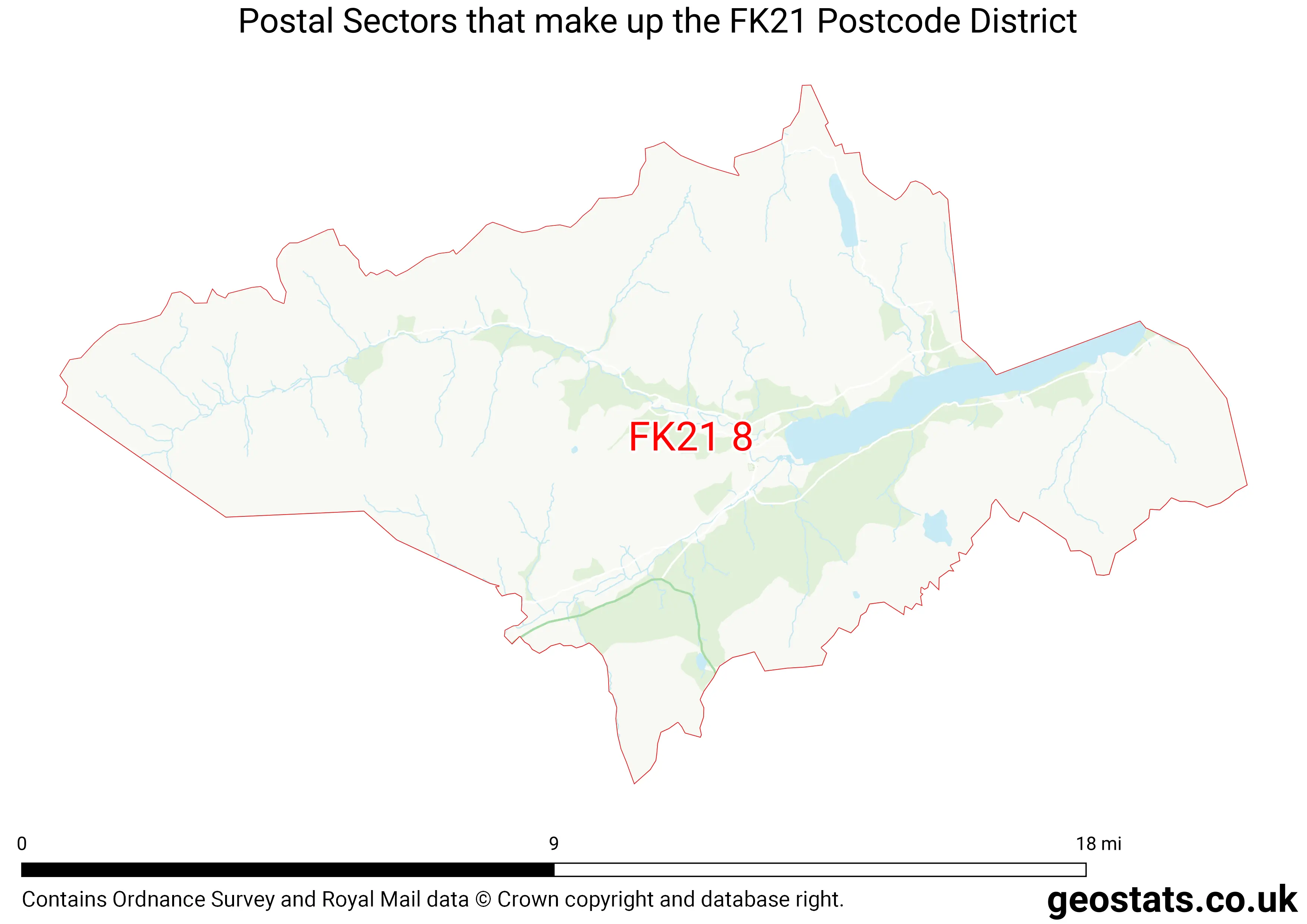 Map of the FK21  District