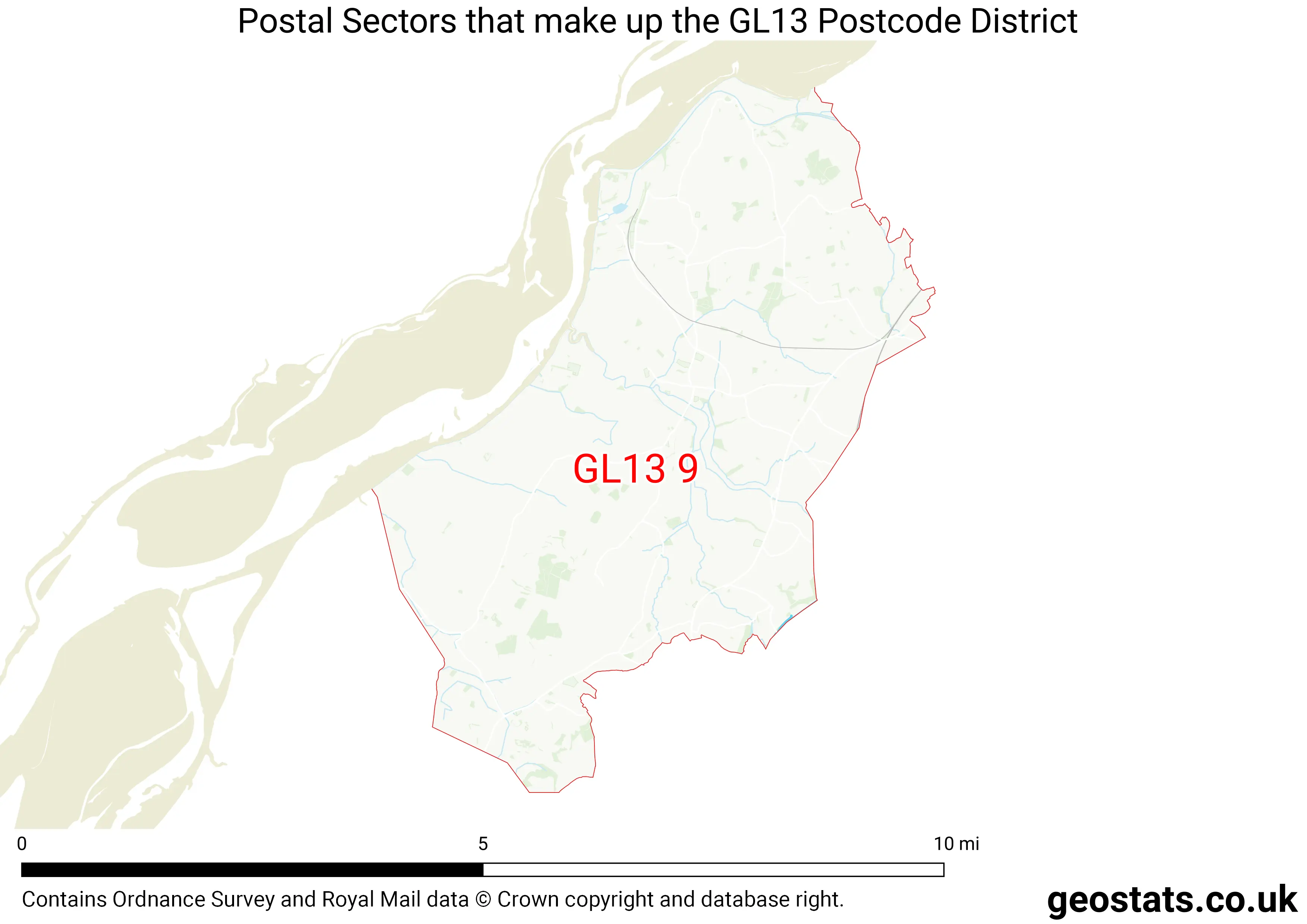 Map of the GL13  District