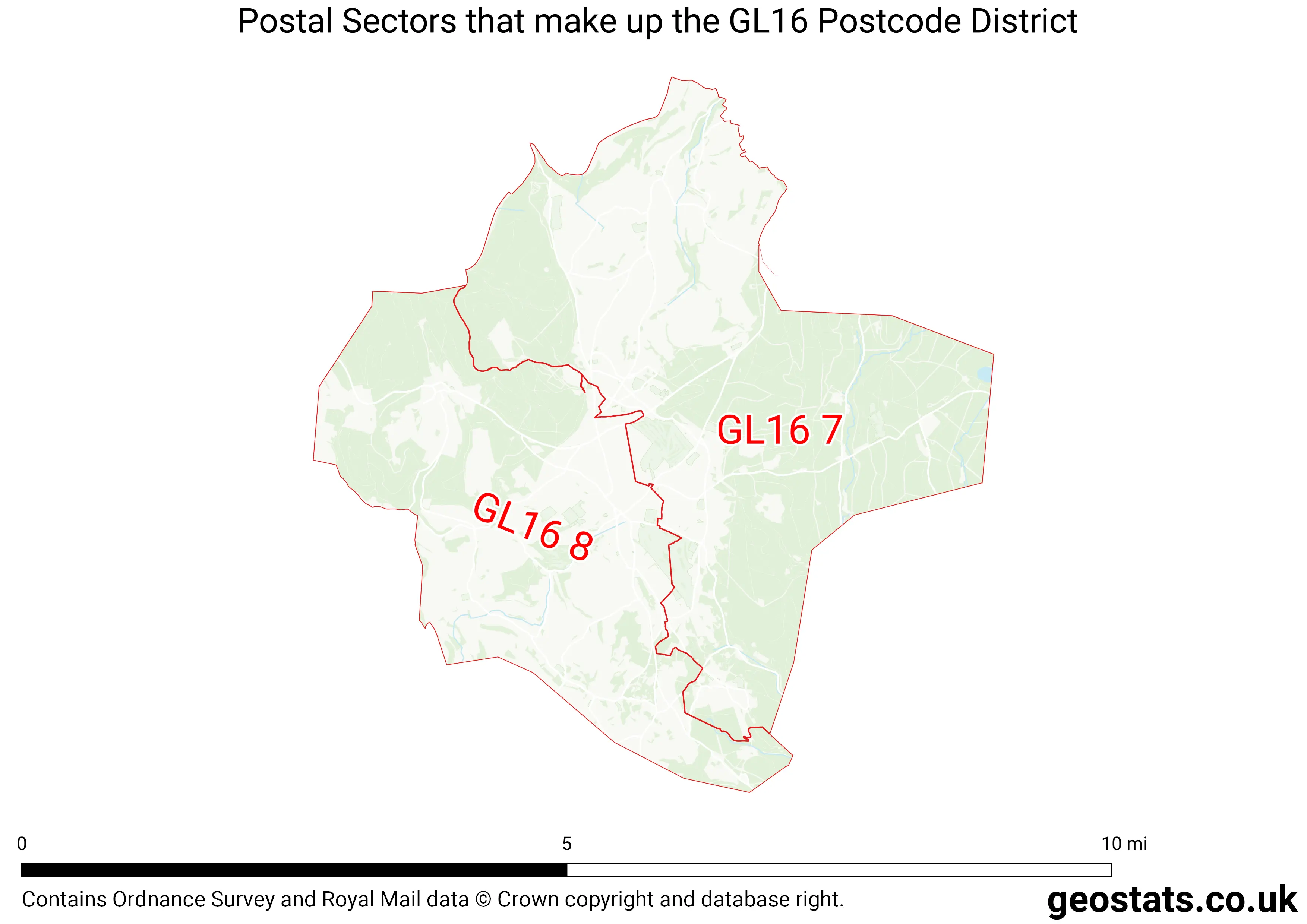 Map of the GL16  District