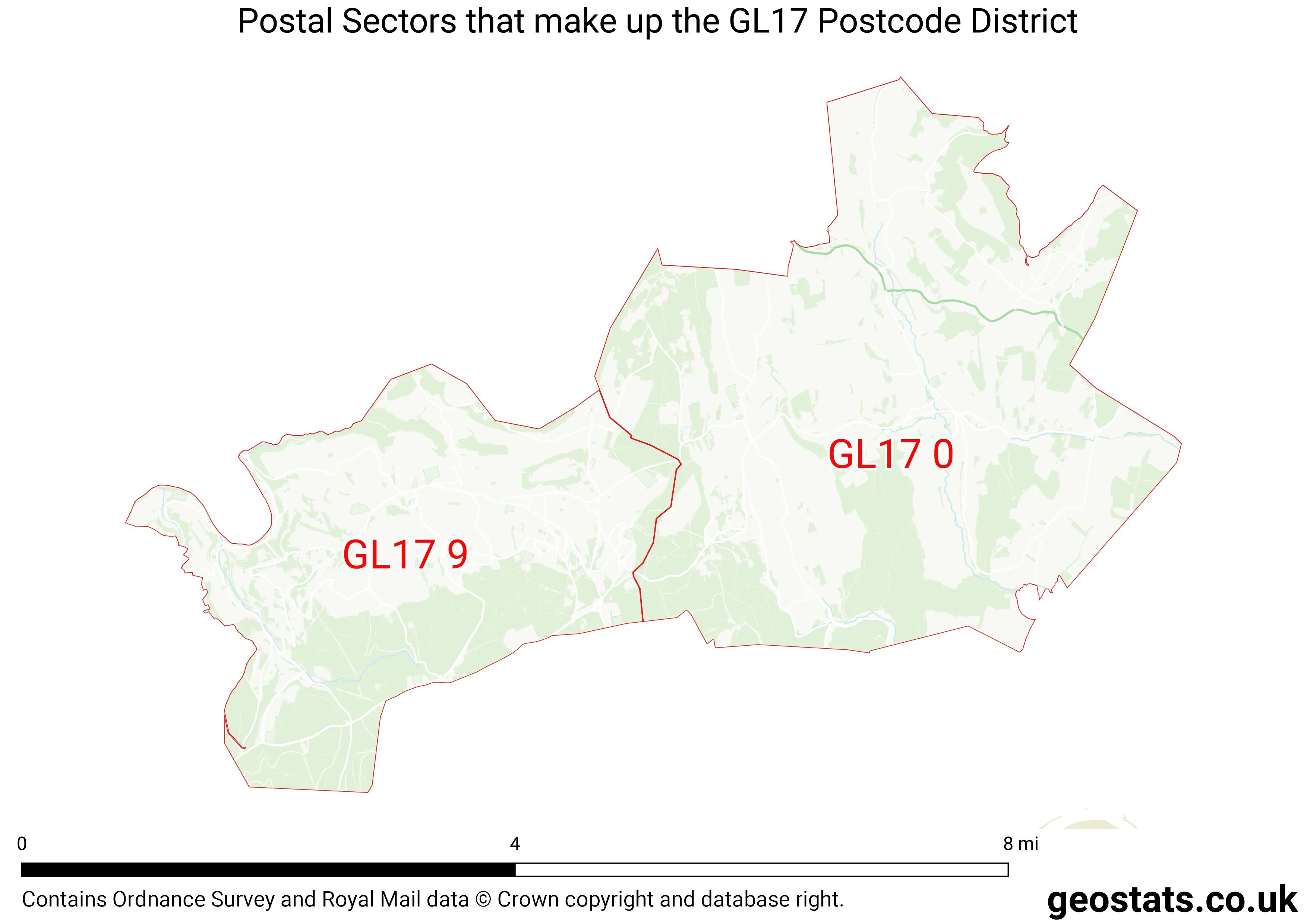 Map of the GL17  District