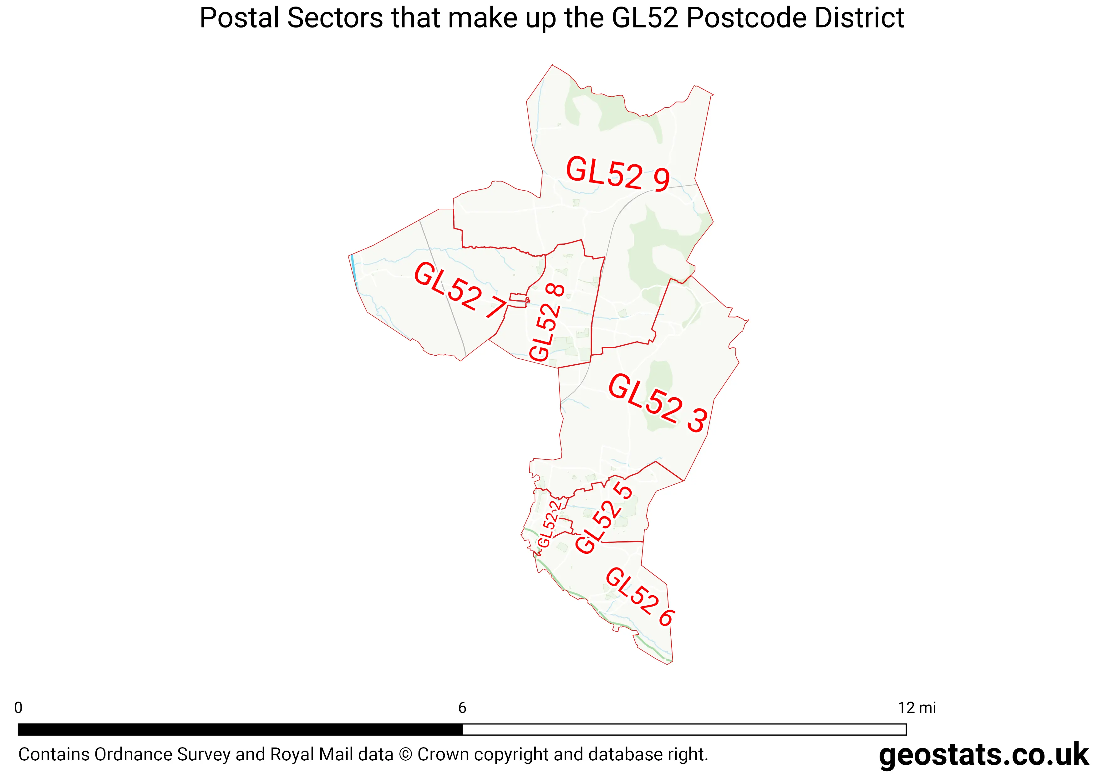 Map of the GL52  District