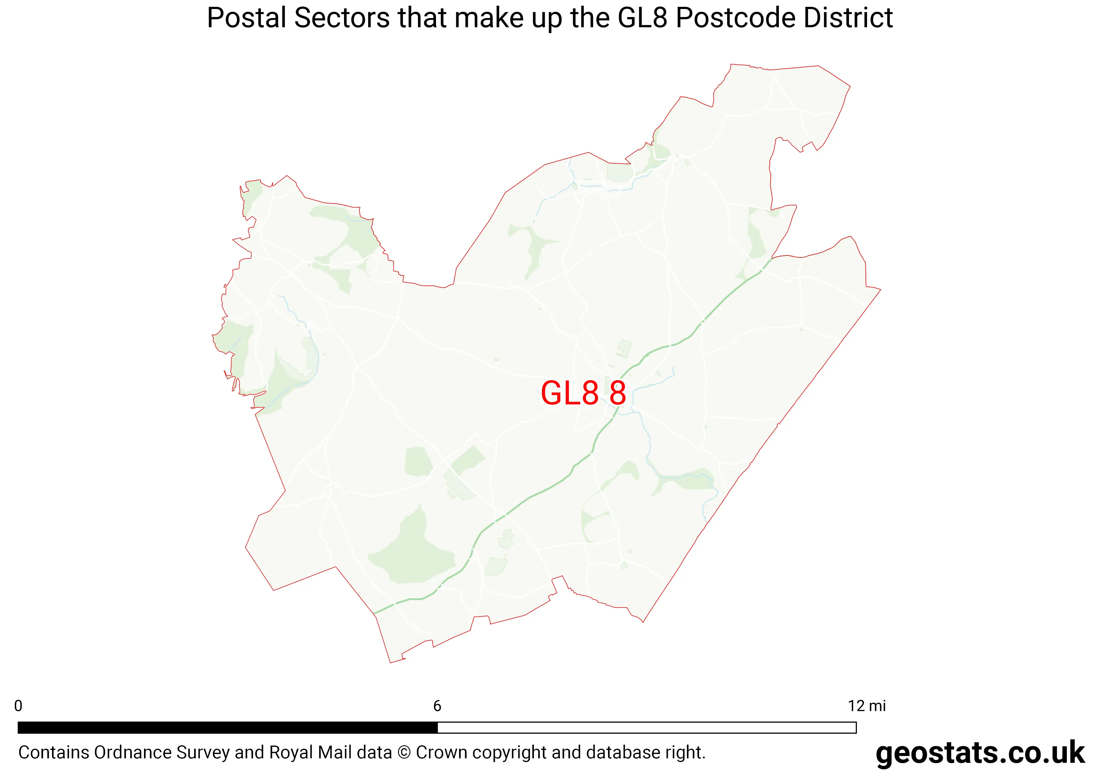 Map of the GL8  District