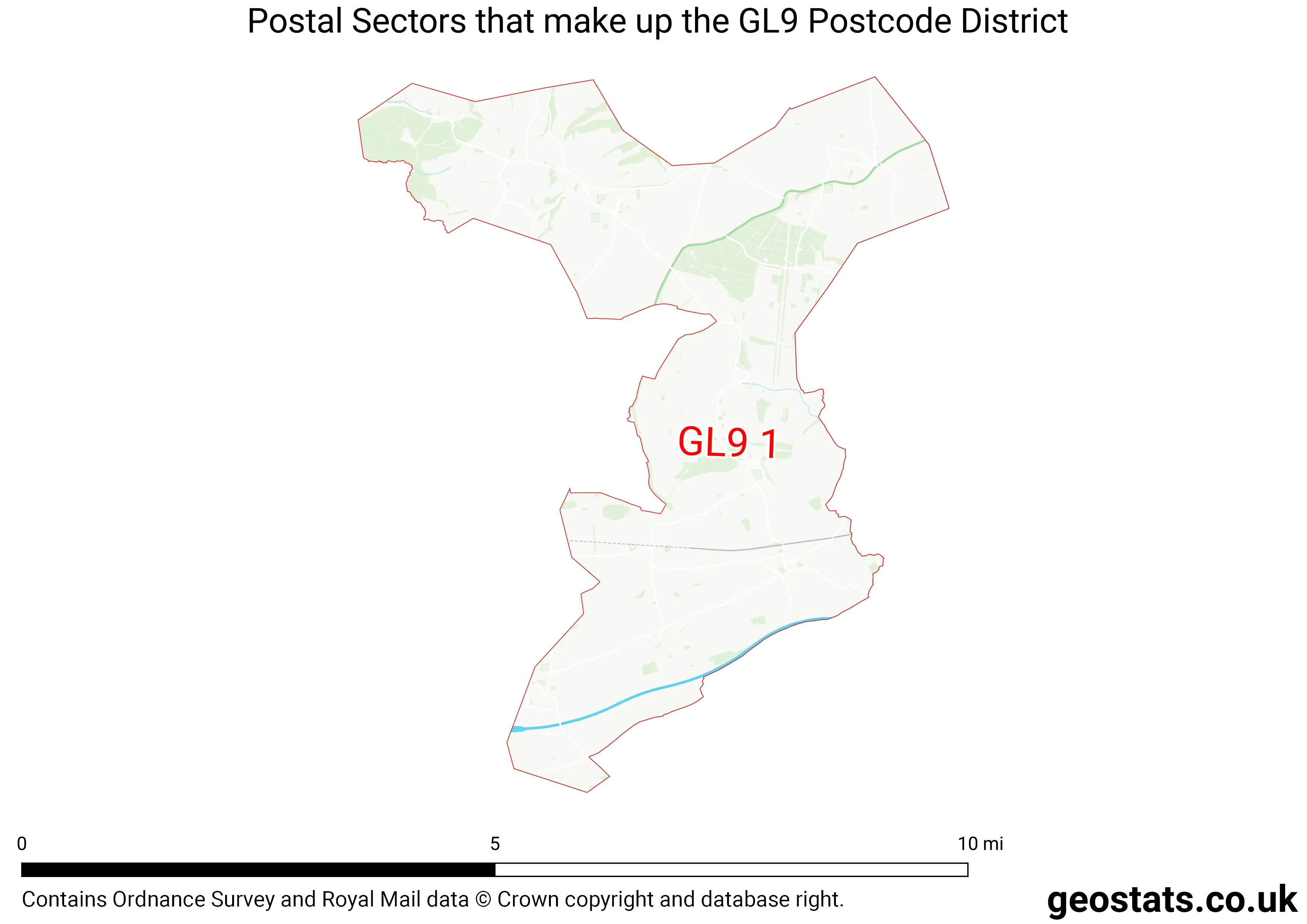 Map of the GL9  District