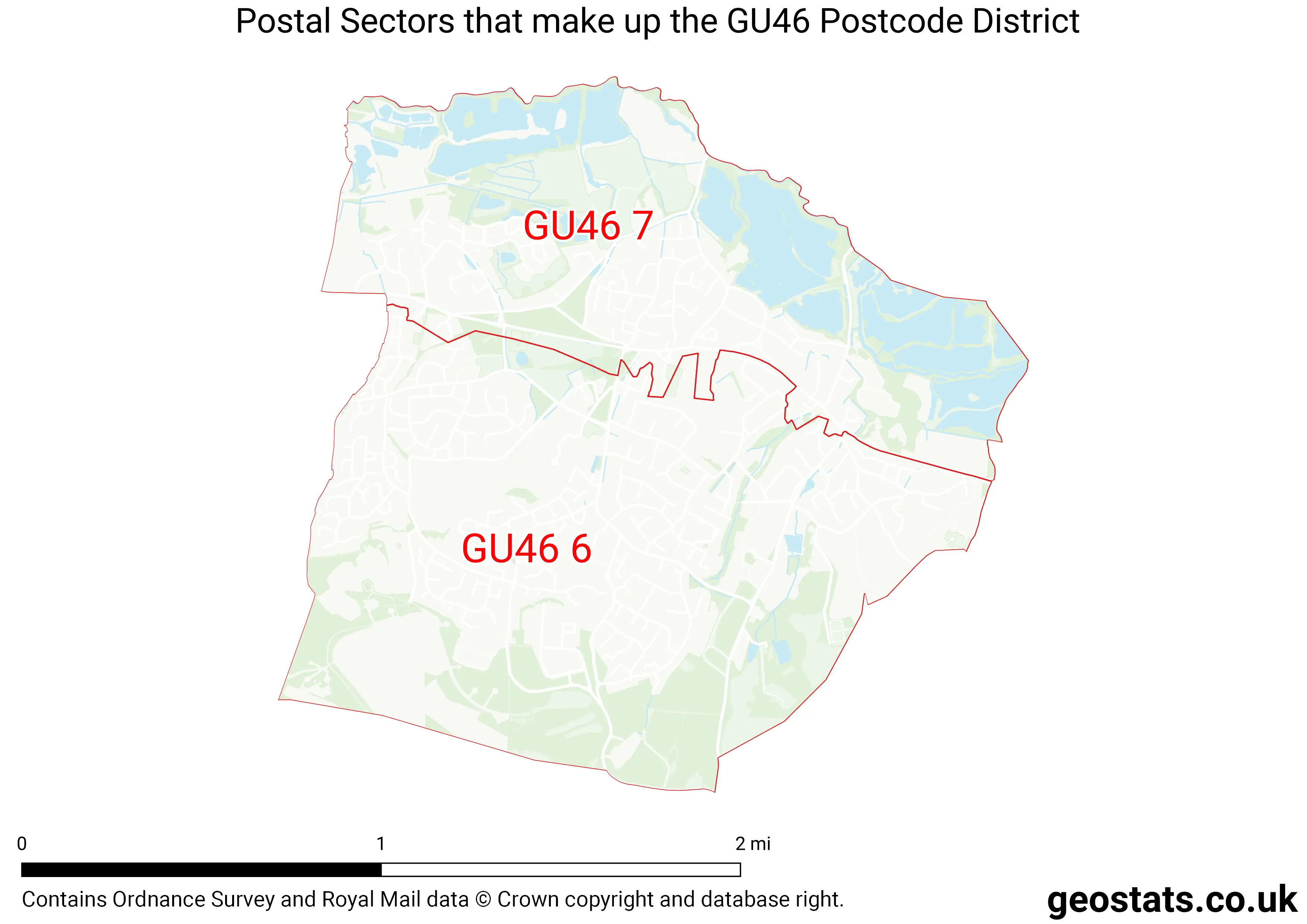 Map of the GU46  District