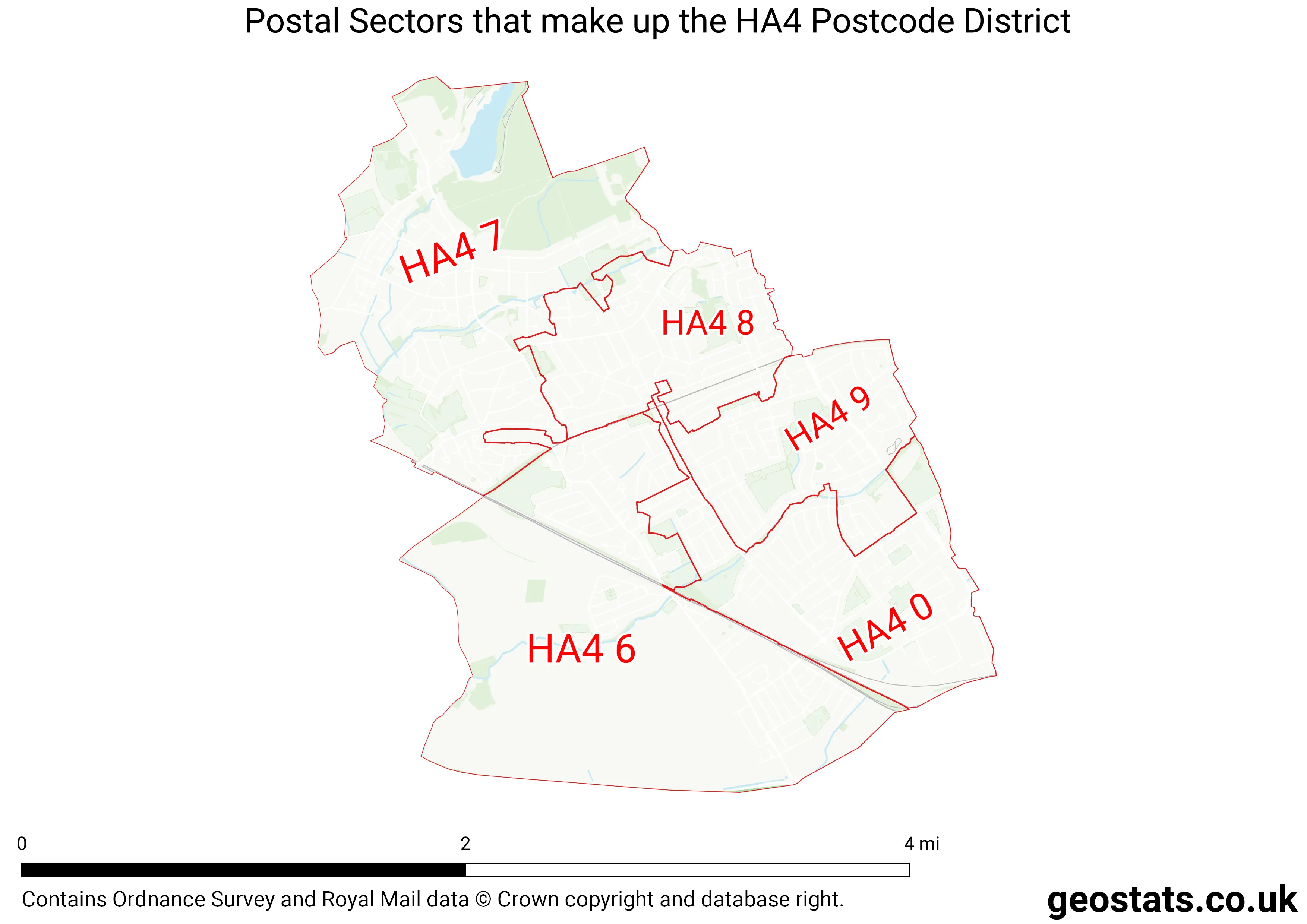 Map of the HA4  District