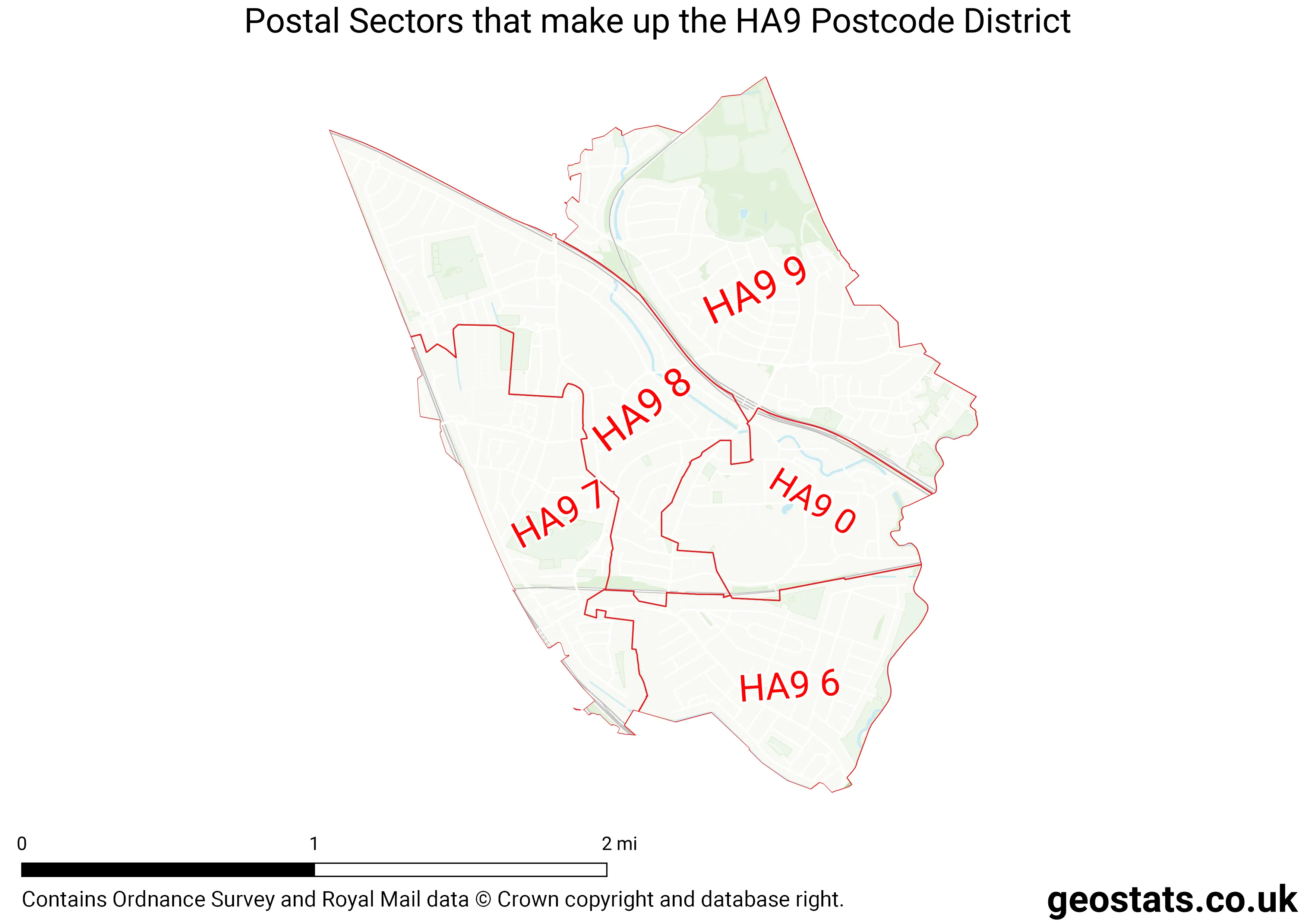 Map of the HA9  District