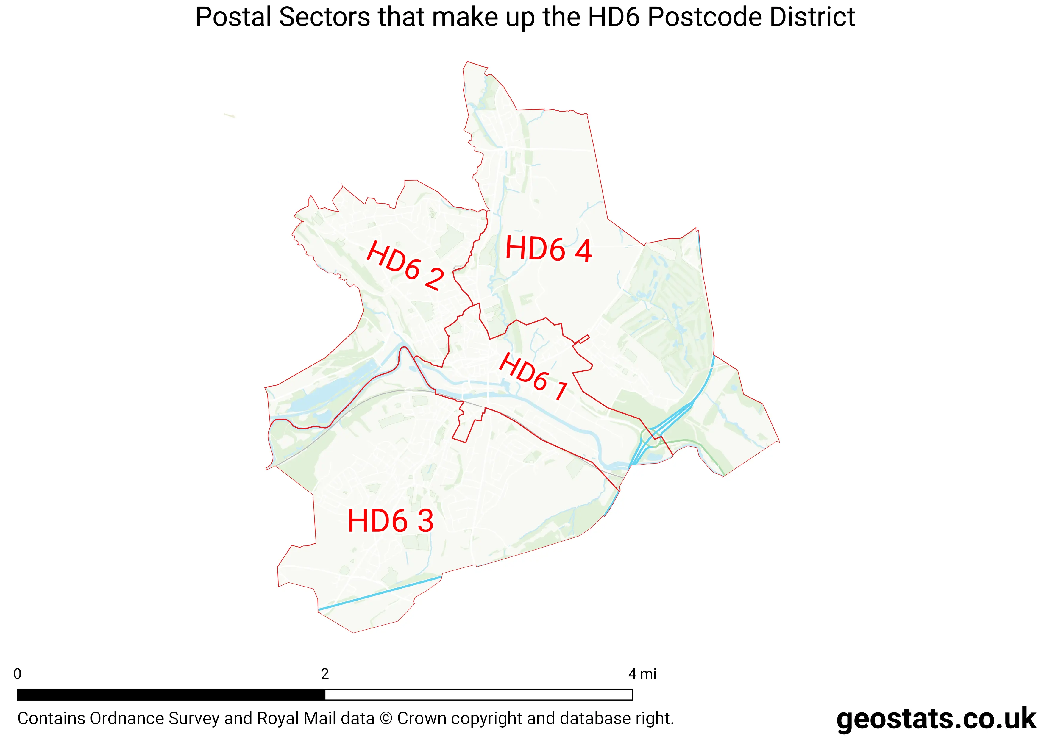 Map of the HD6  District
