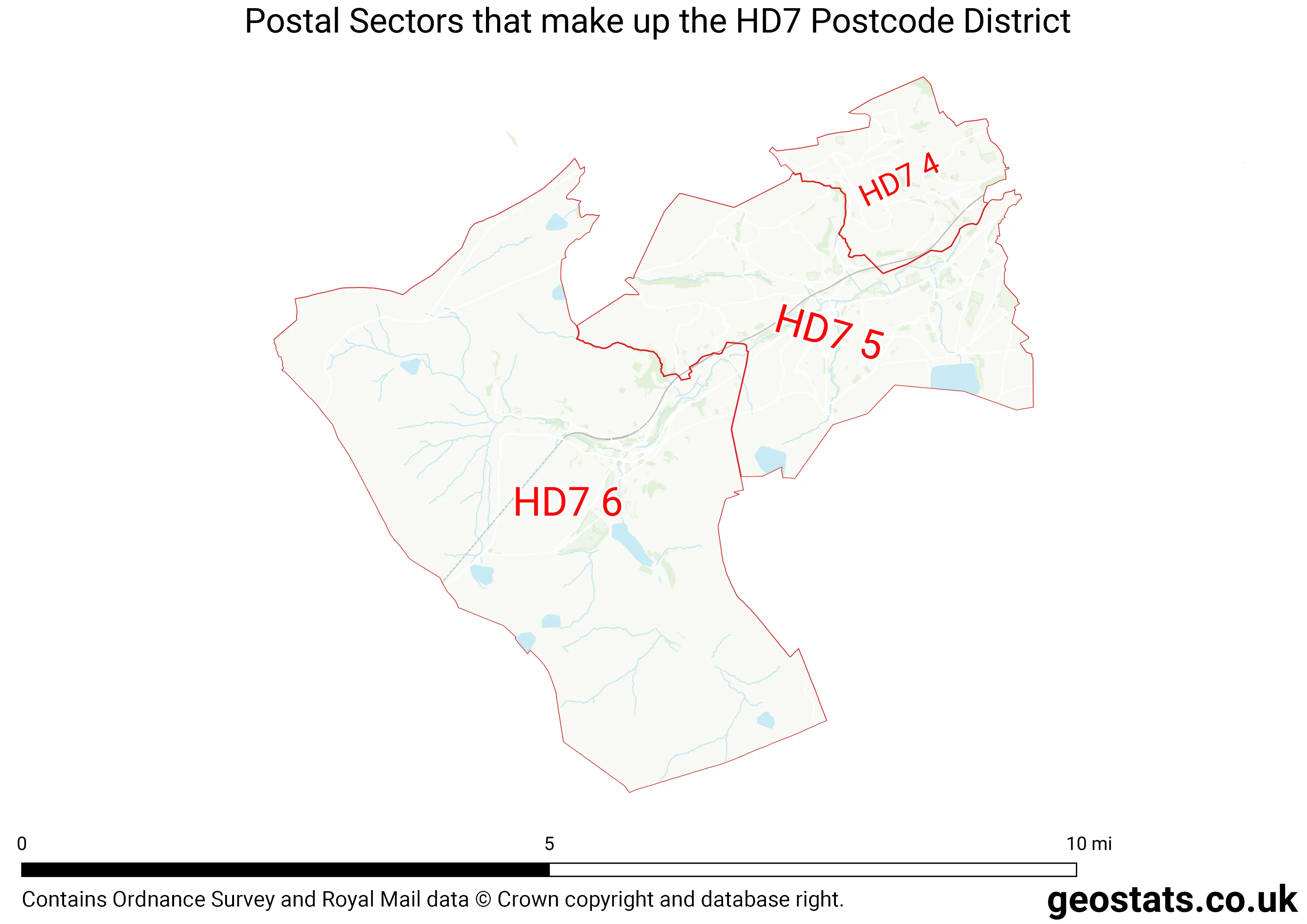 Map of the HD7  District
