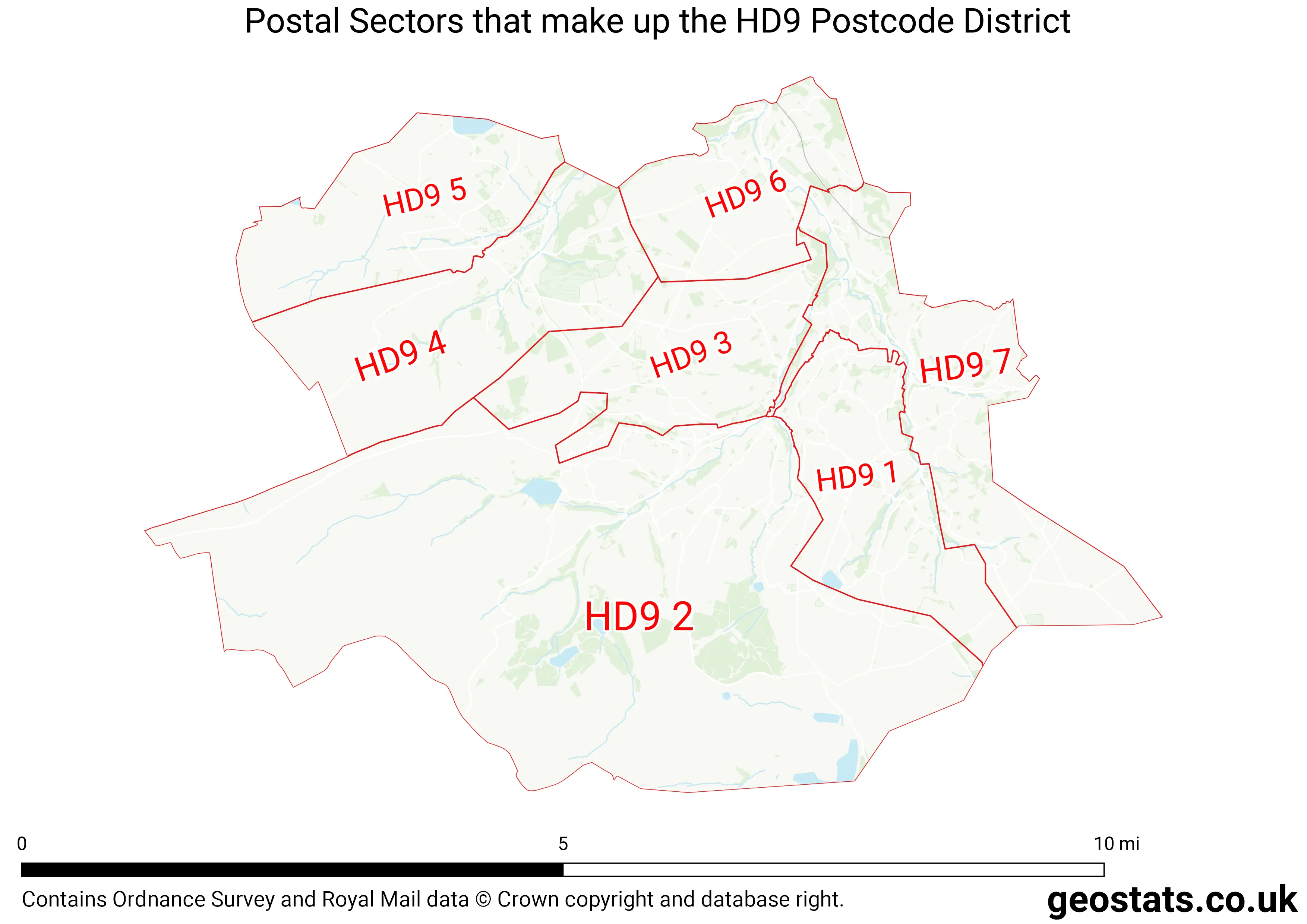 Map of the HD9  District