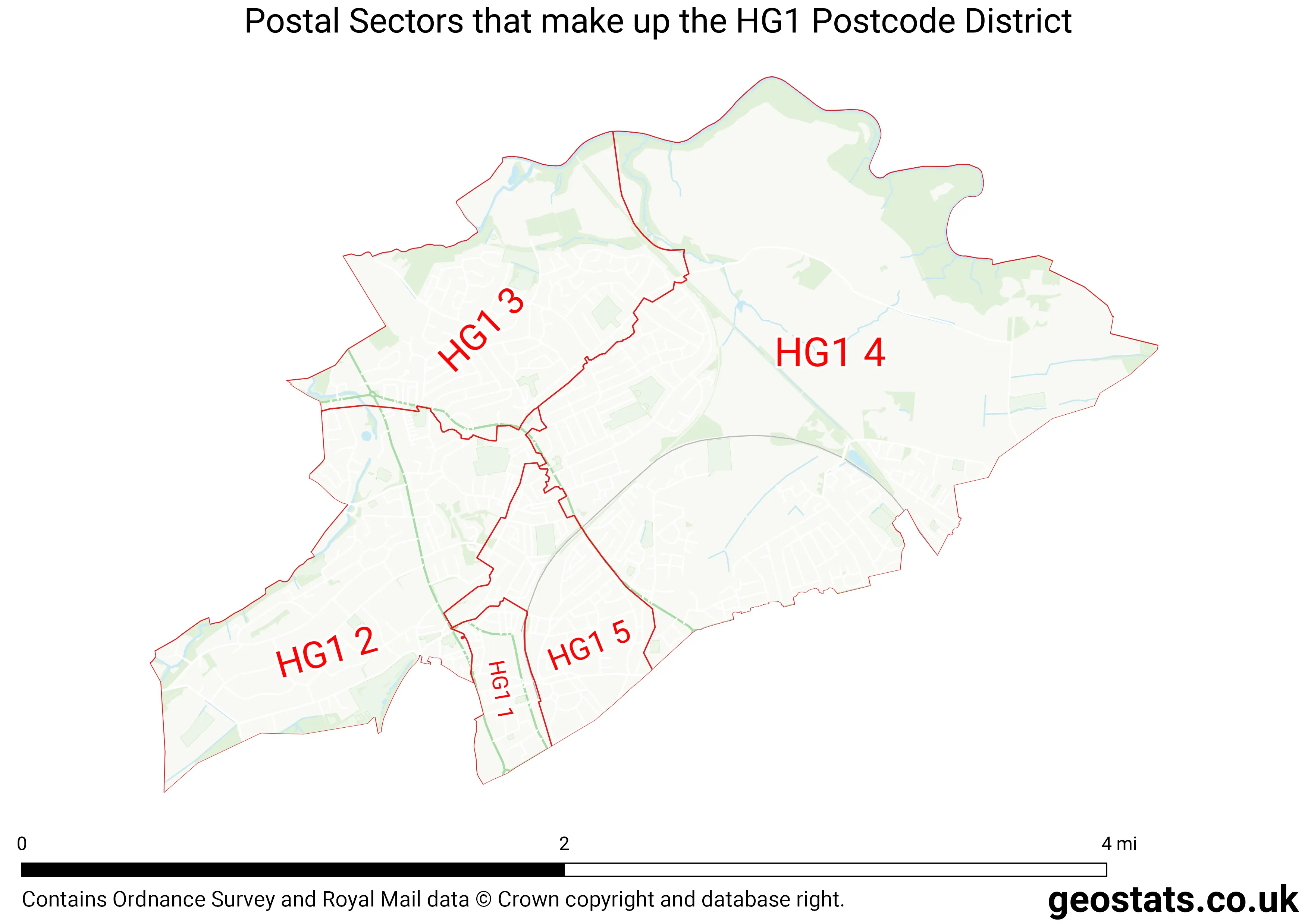 Map of the HG1  District