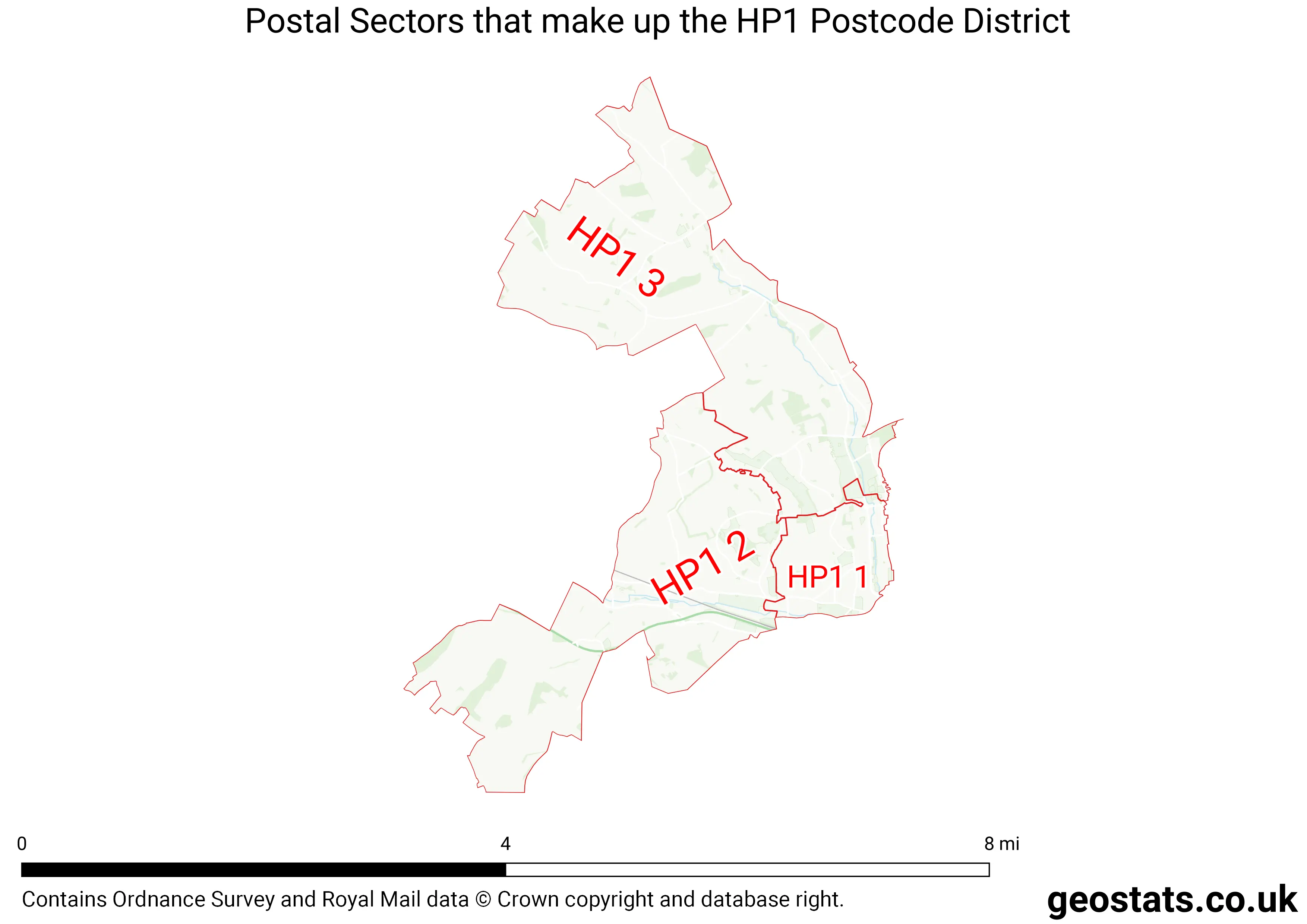Map of the HP1  District
