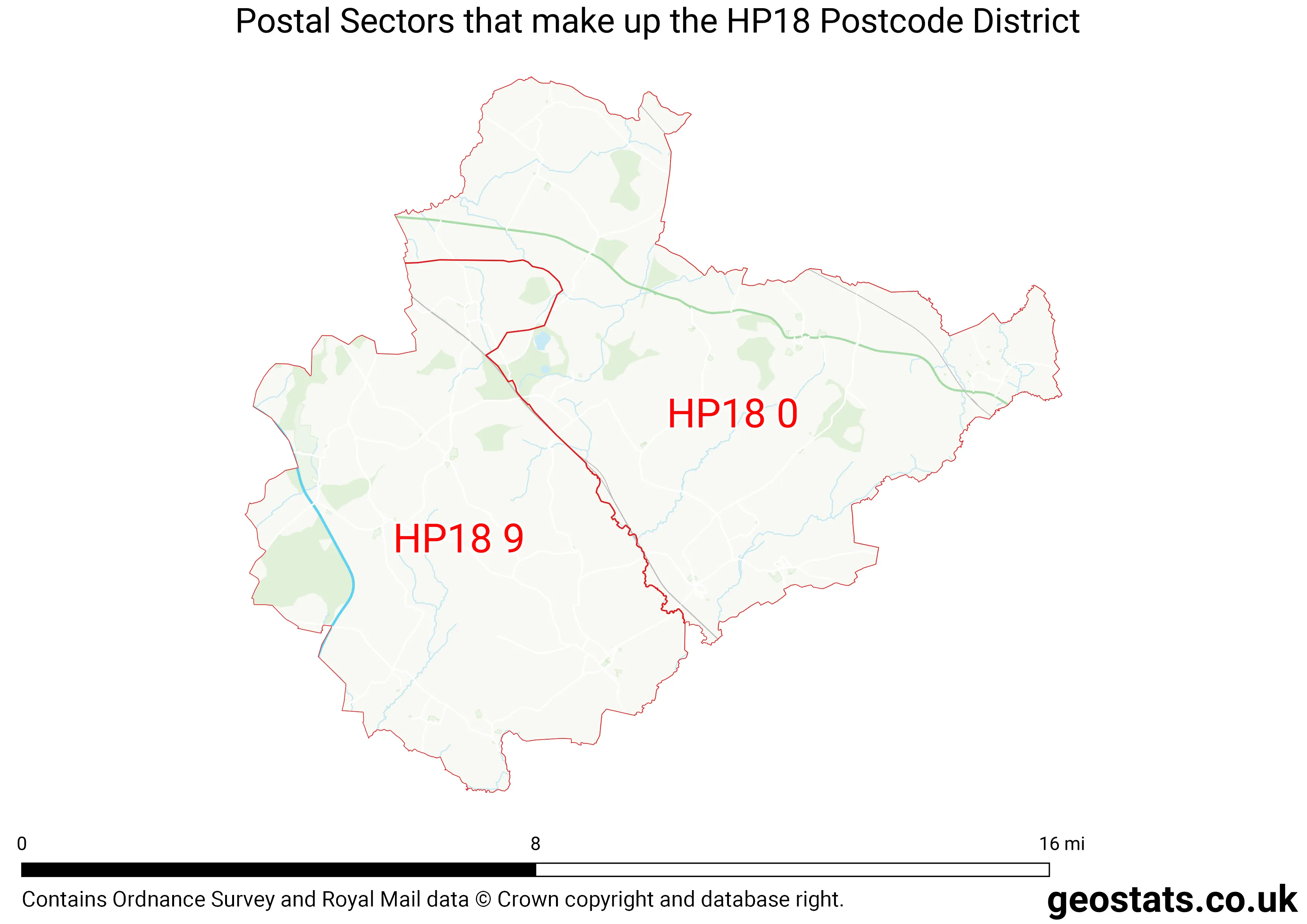 Map of the HP18  District