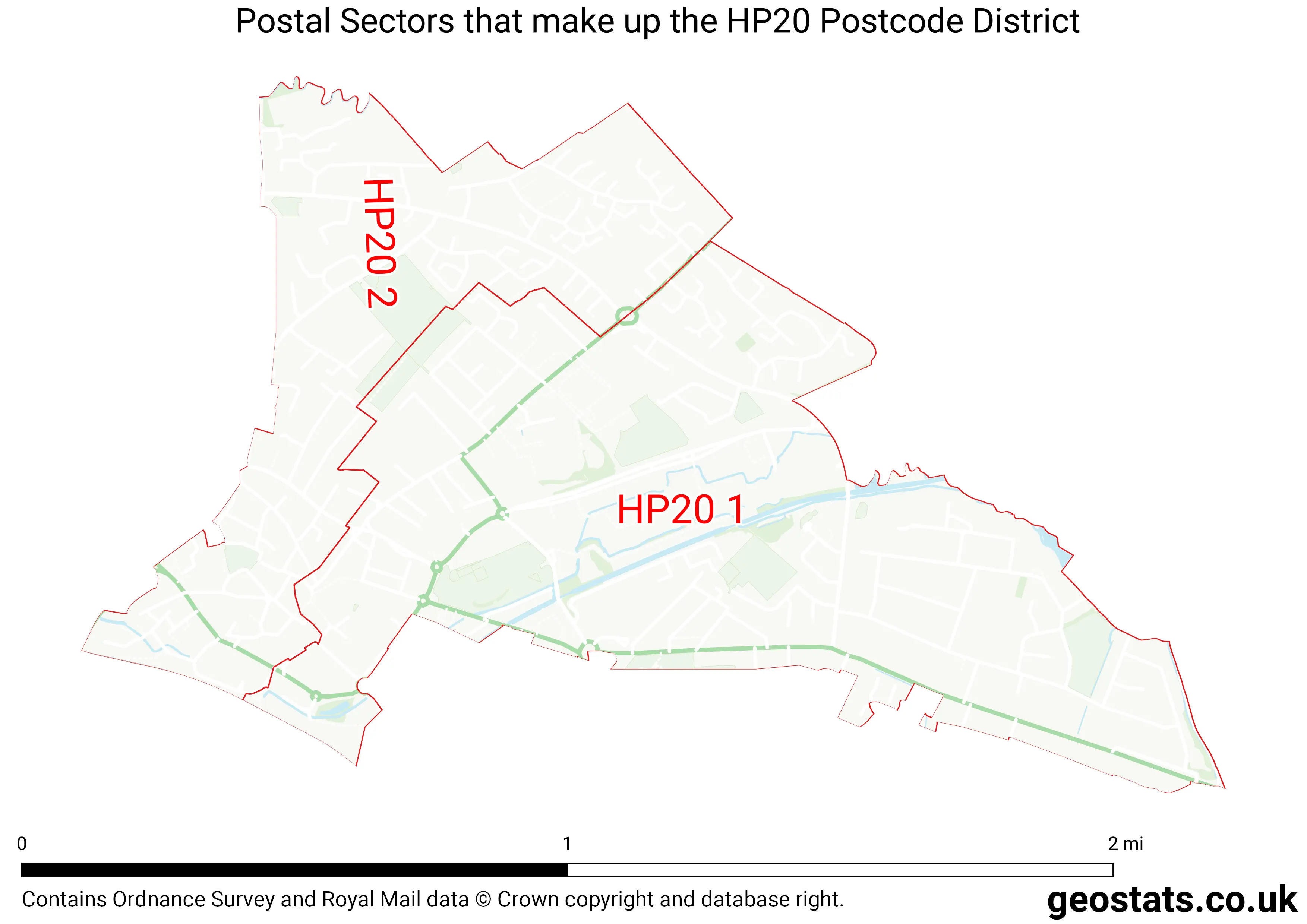 Map of the HP20  District