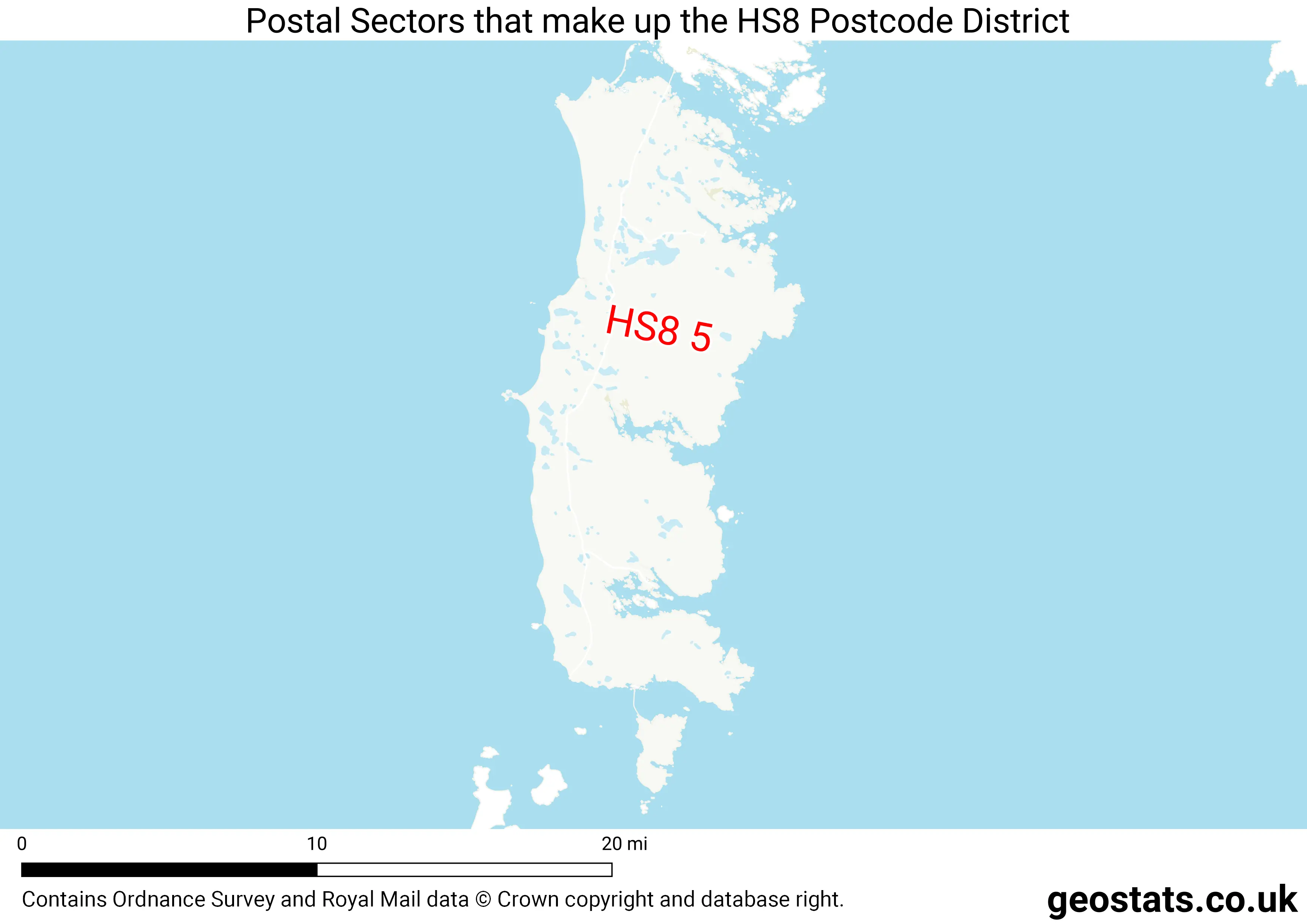 Map of the HS8  District