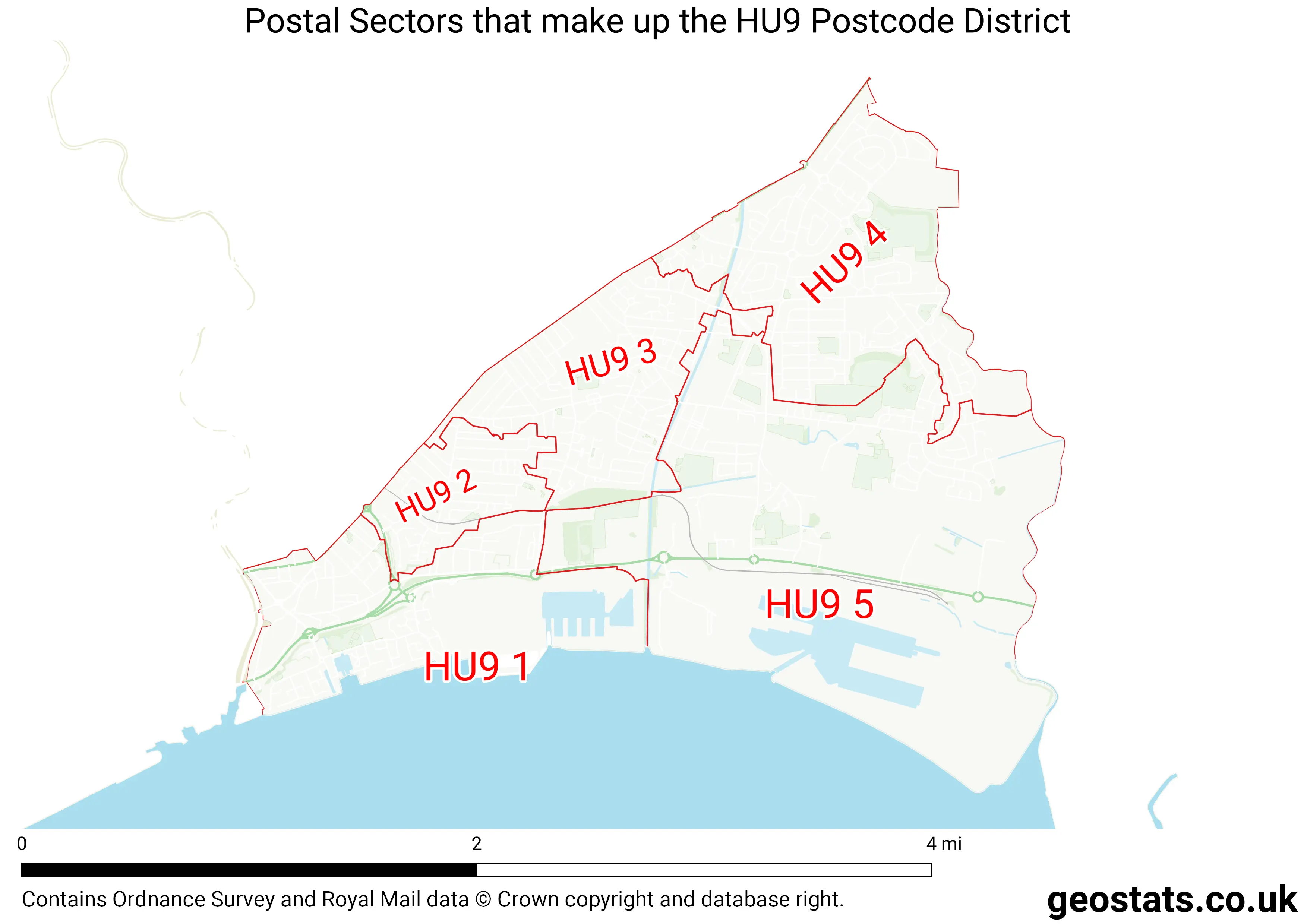 Map of the HU9  District