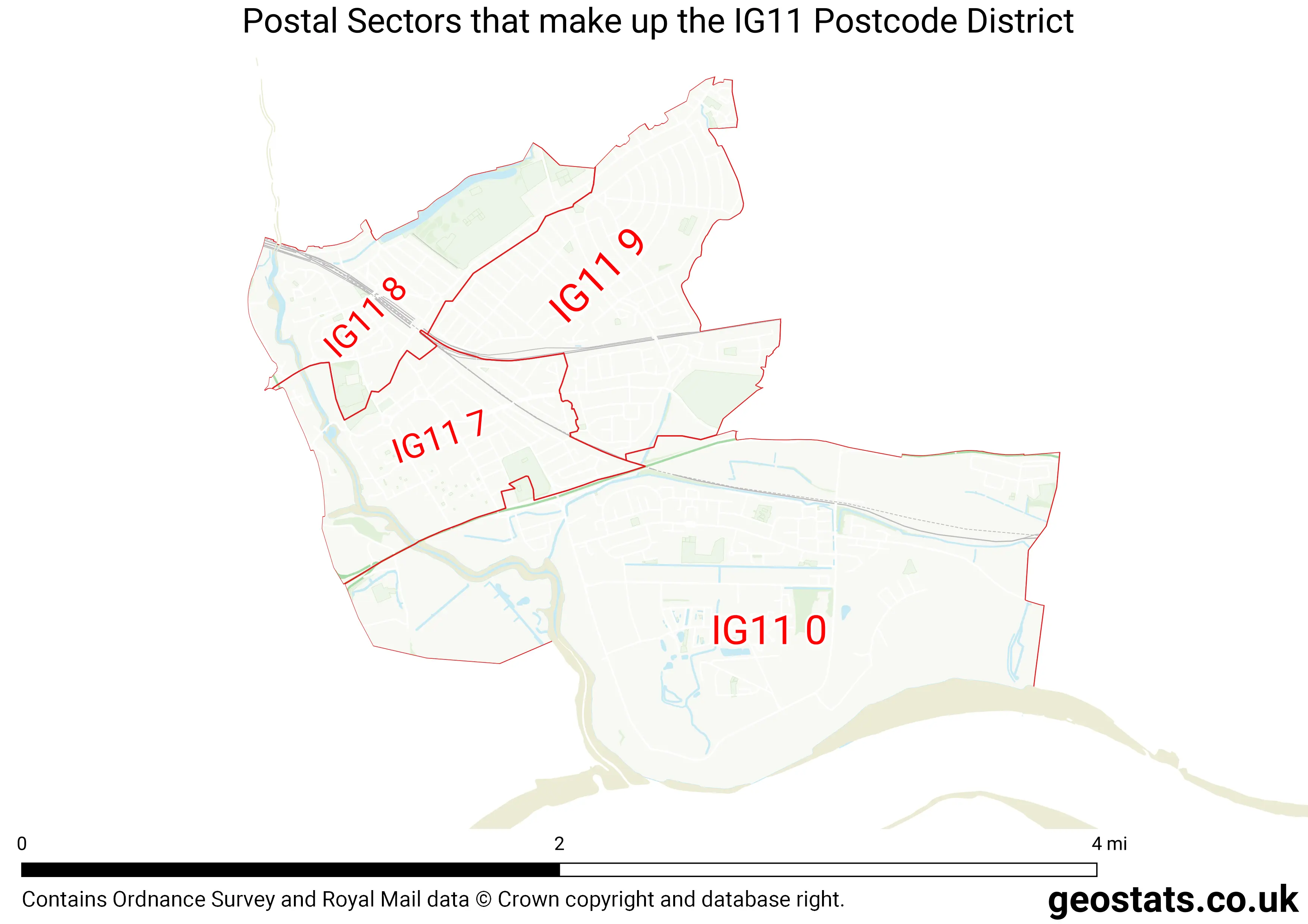 Map of the IG11  District