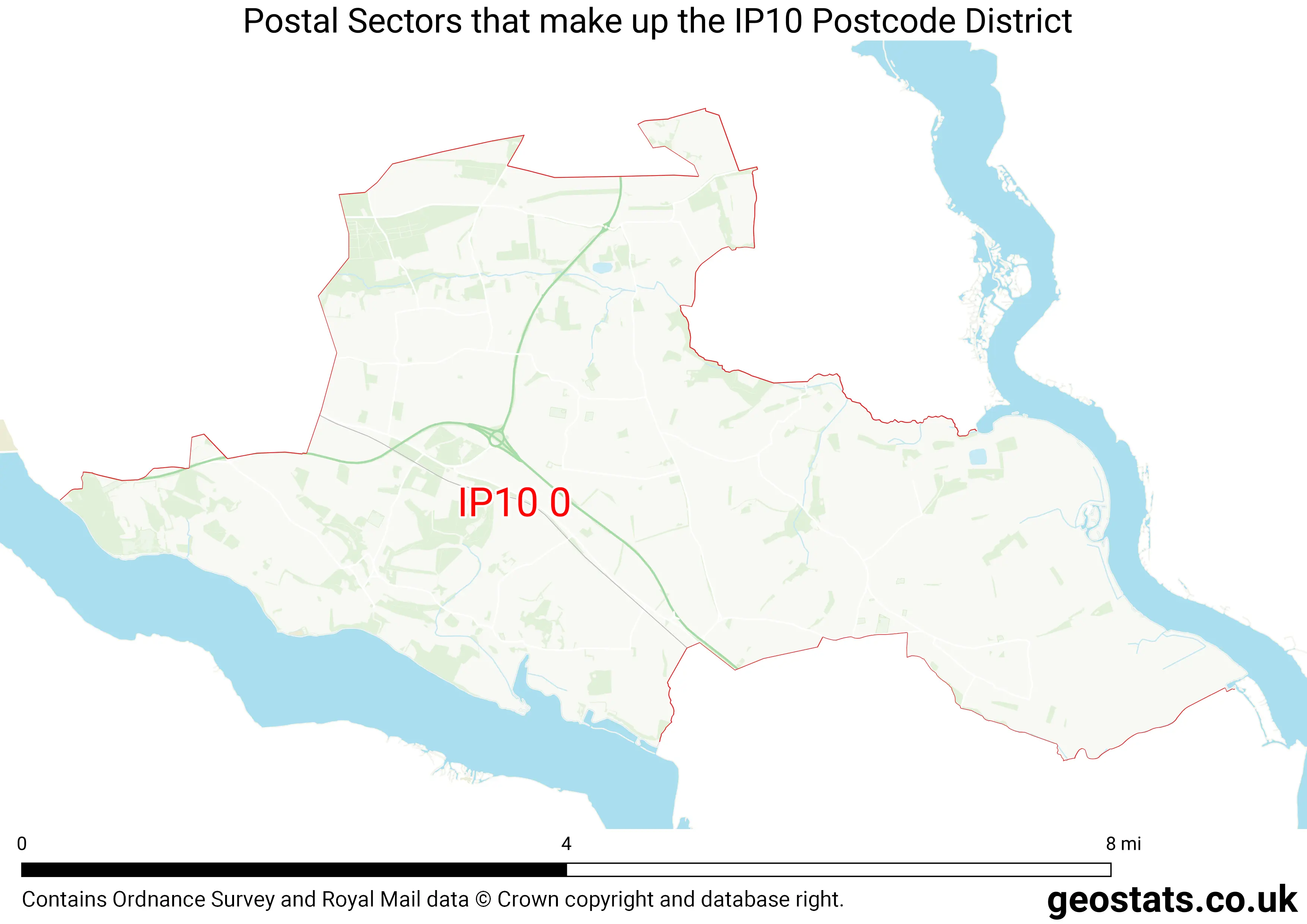 Map of the IP10  District