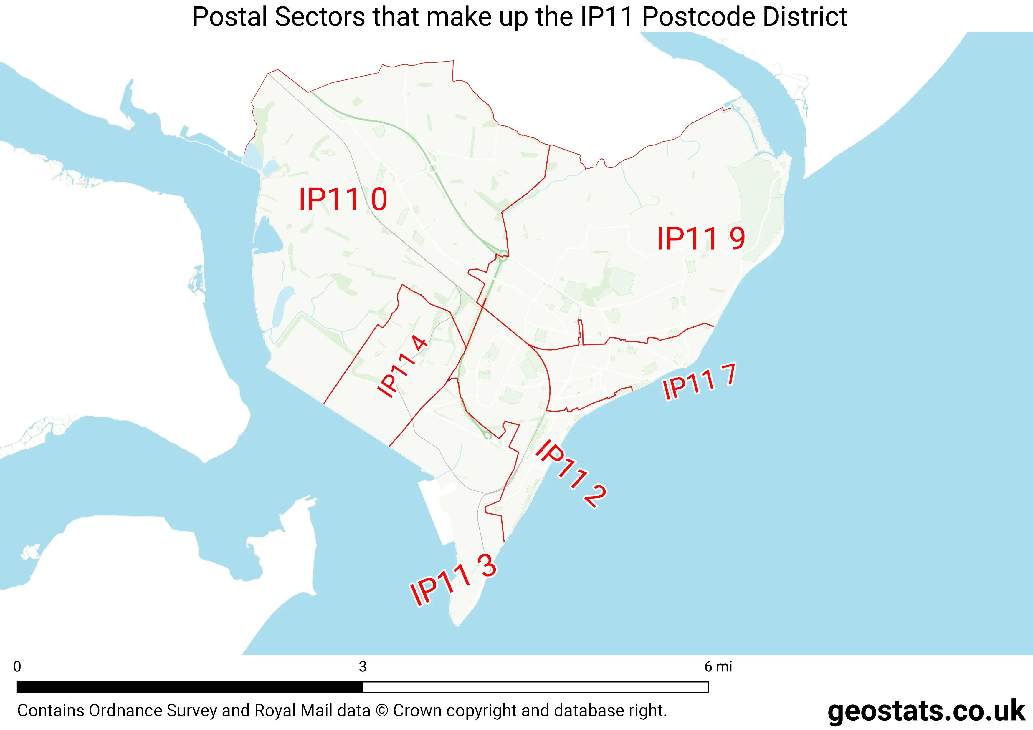 Map of the IP11  District