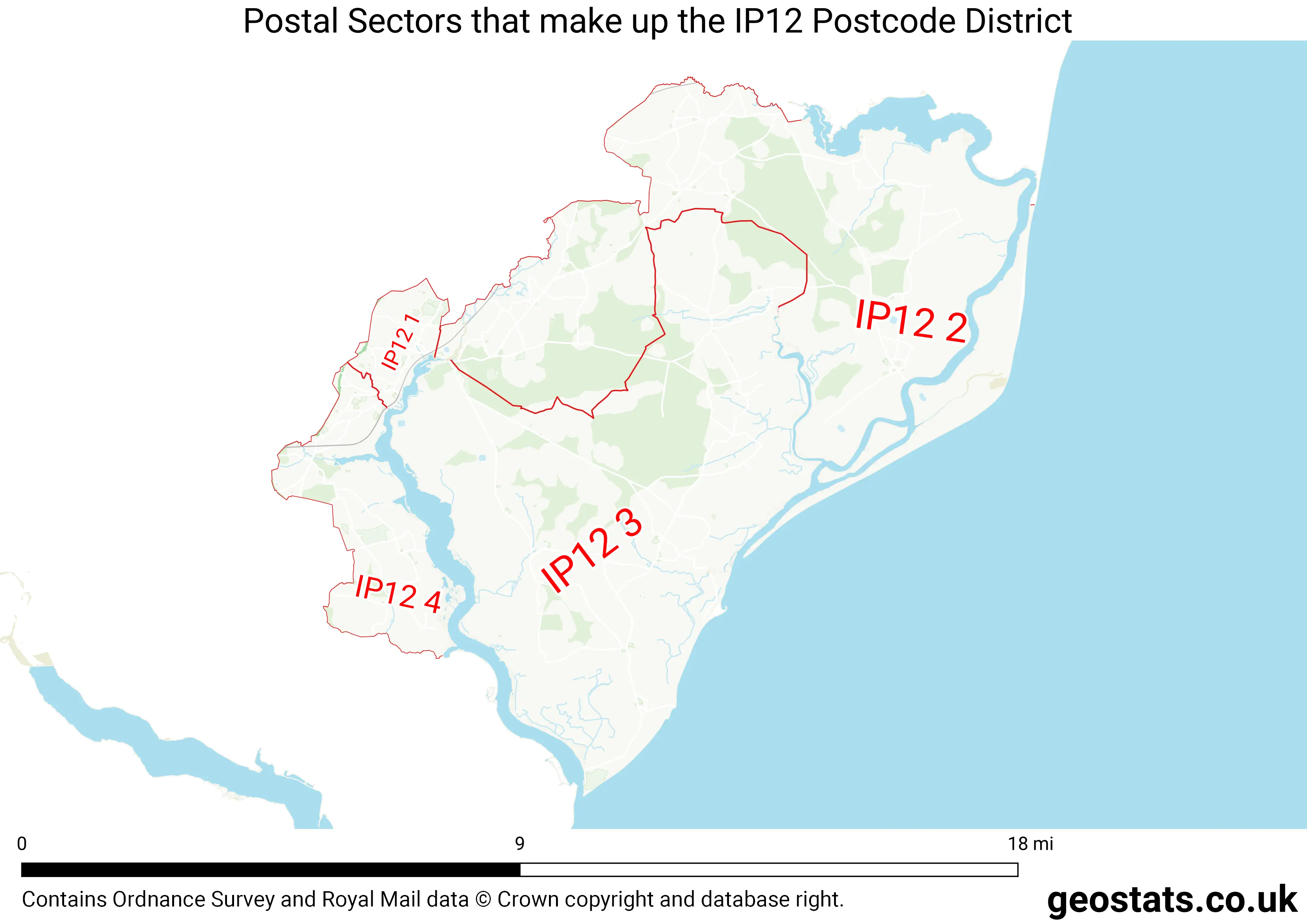 Map of the IP12  District