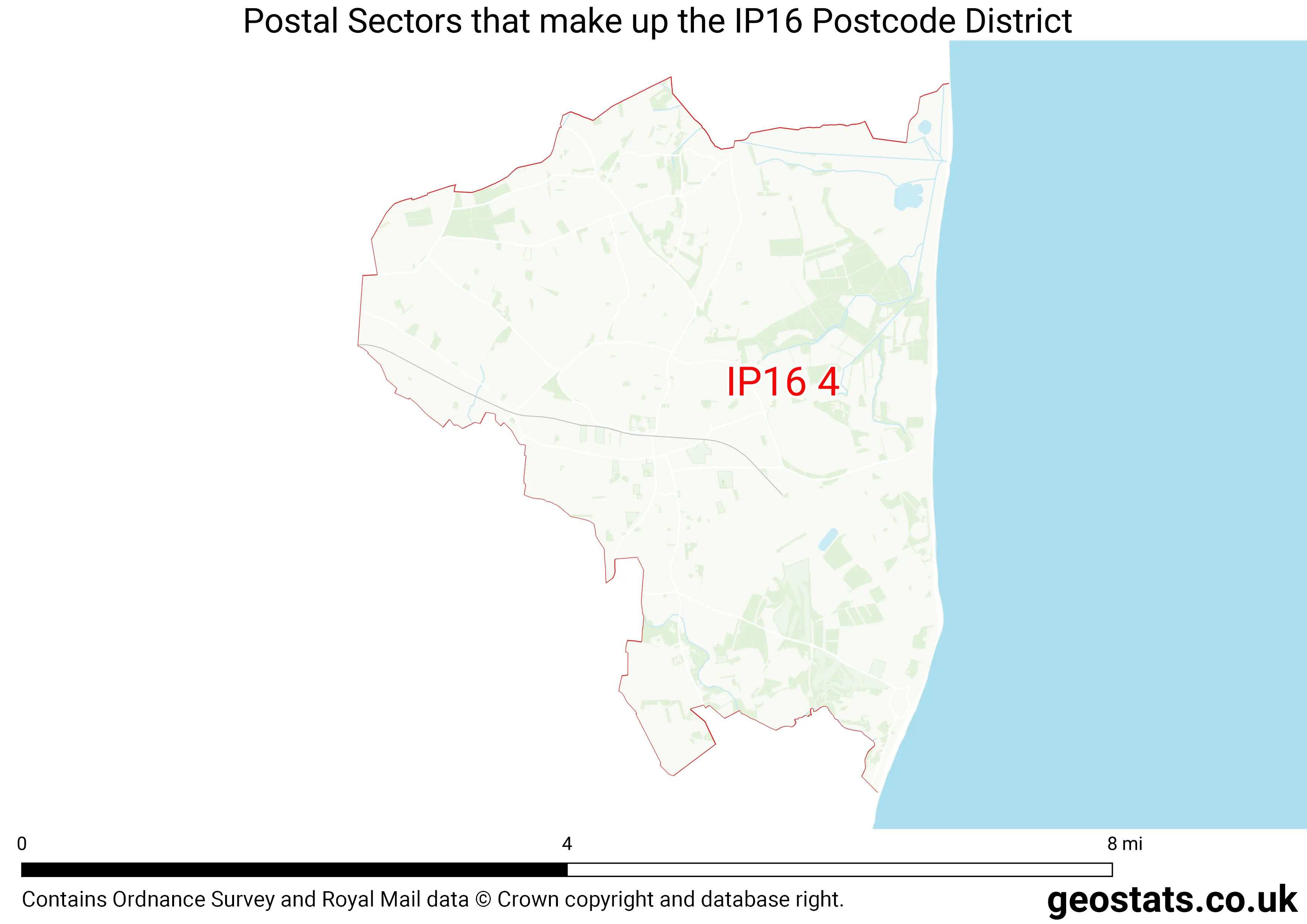 Map of the IP16  District