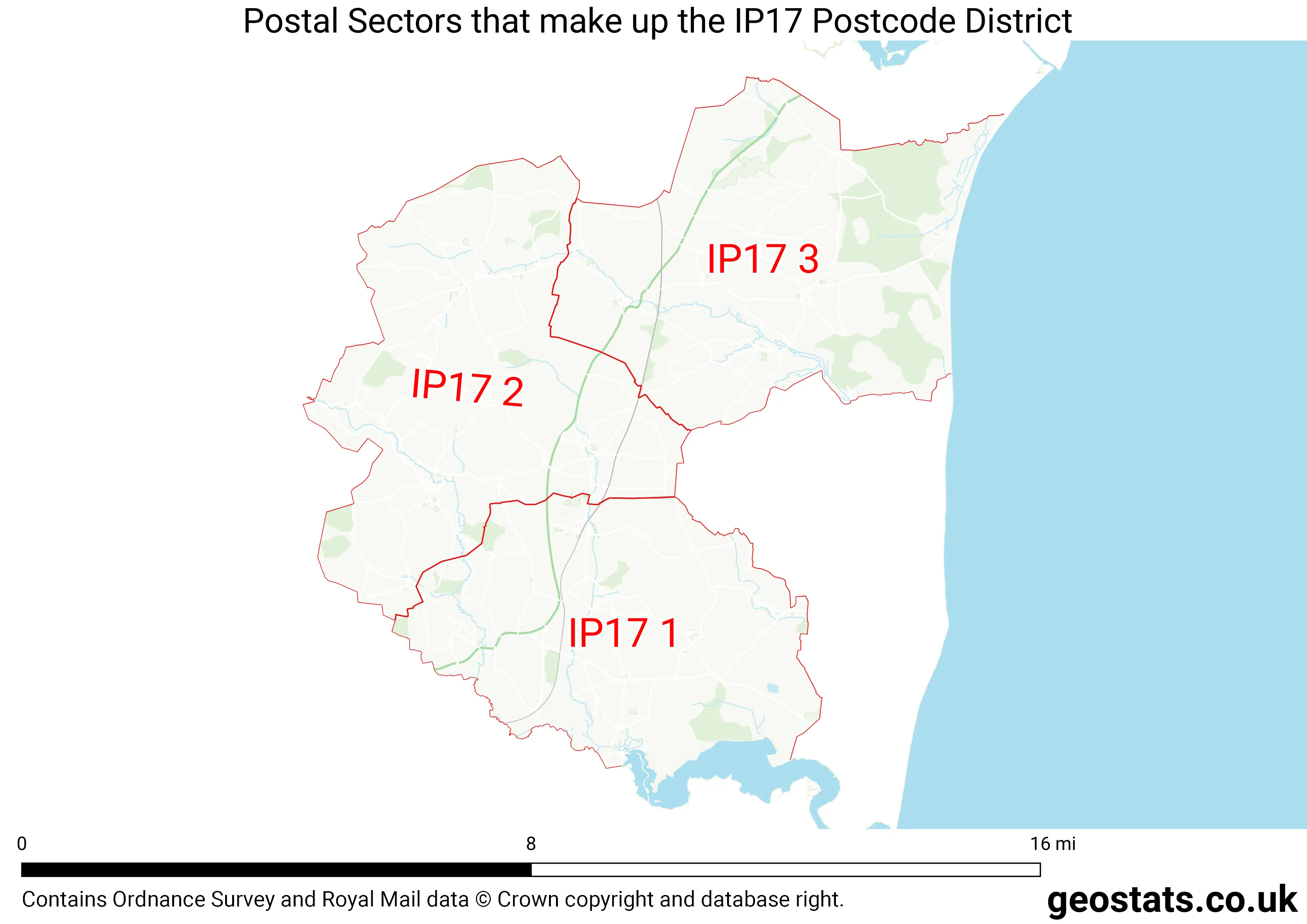 Map of the IP17  District