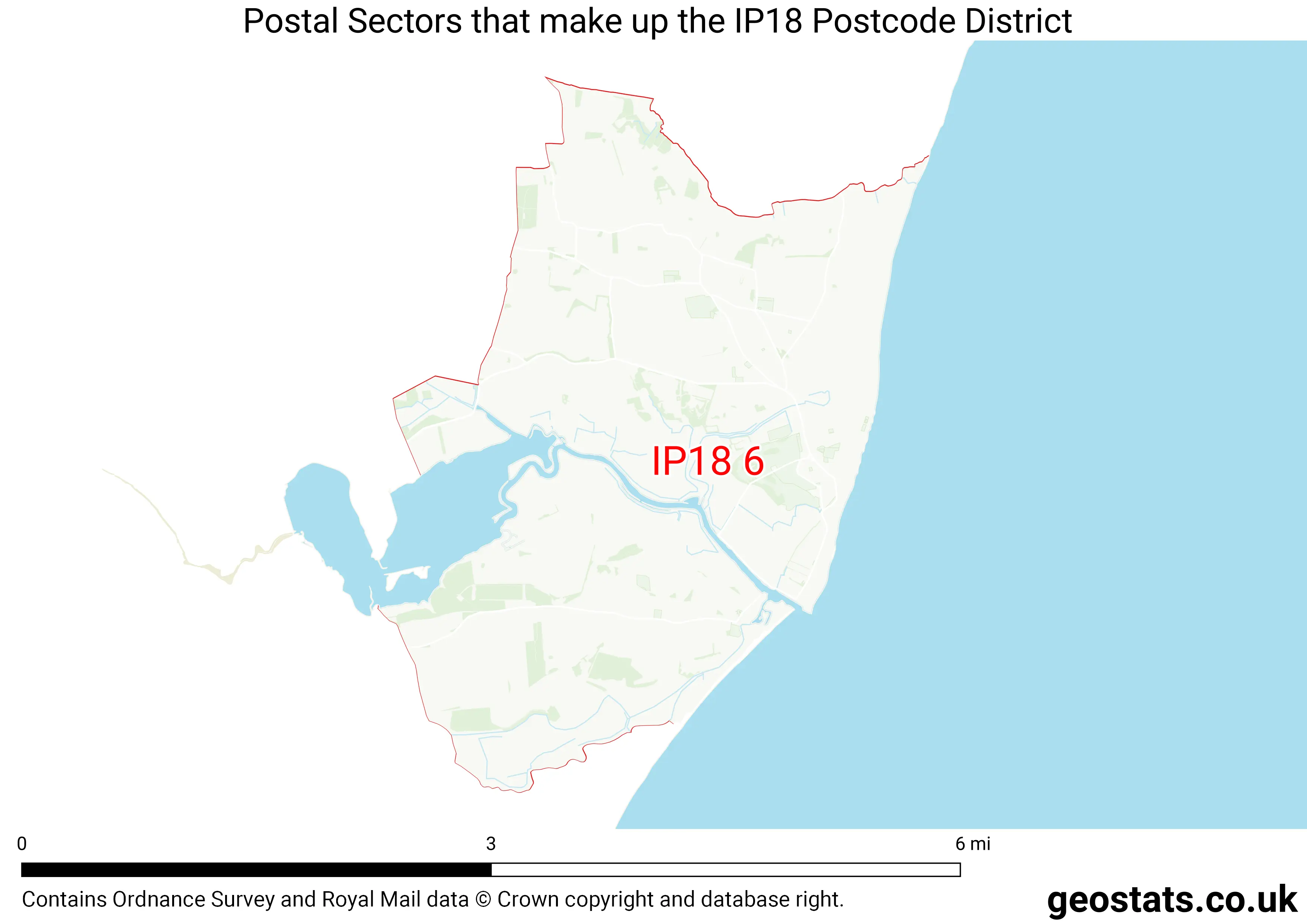 Map of the IP18  District