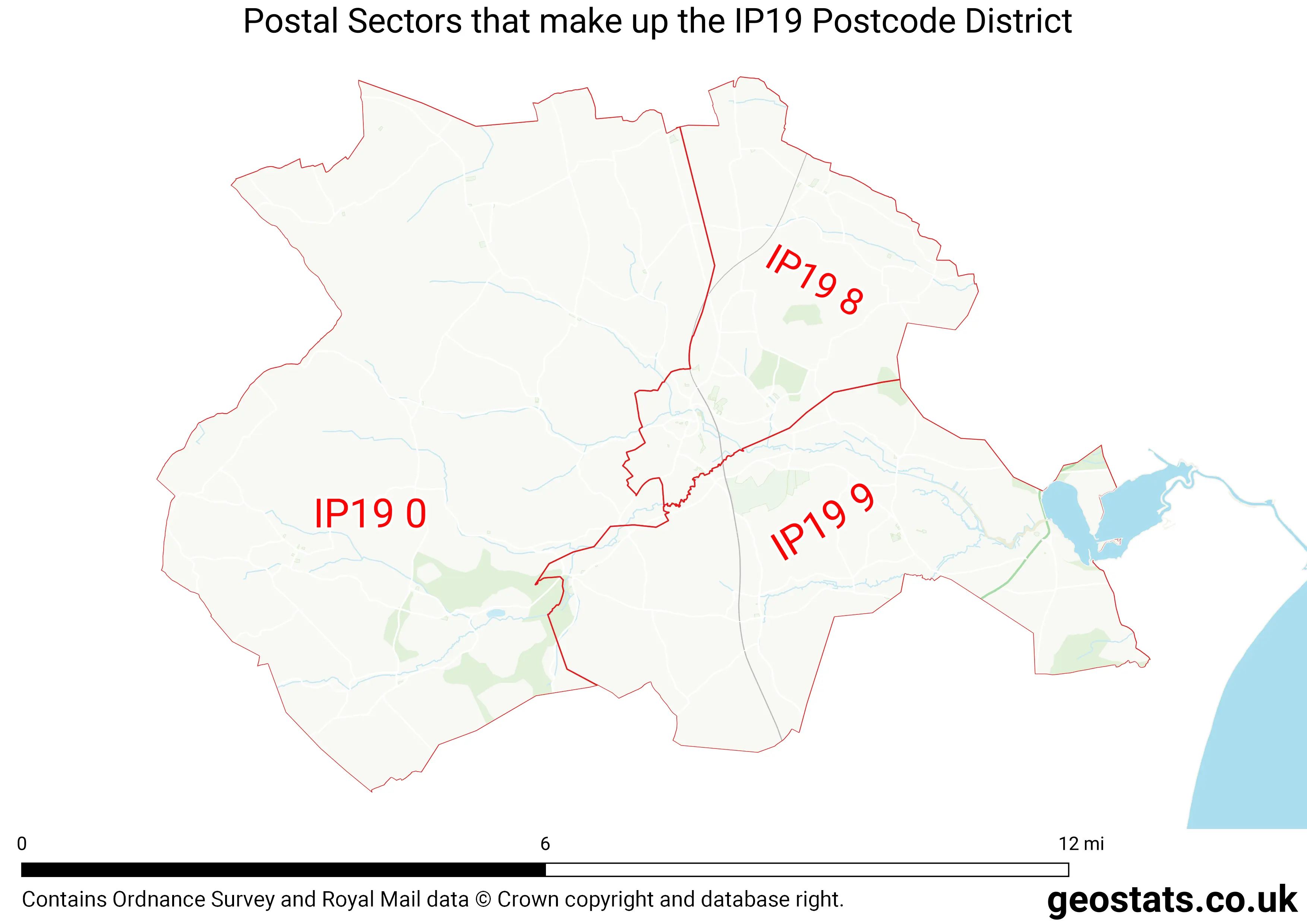 Map of the IP19  District