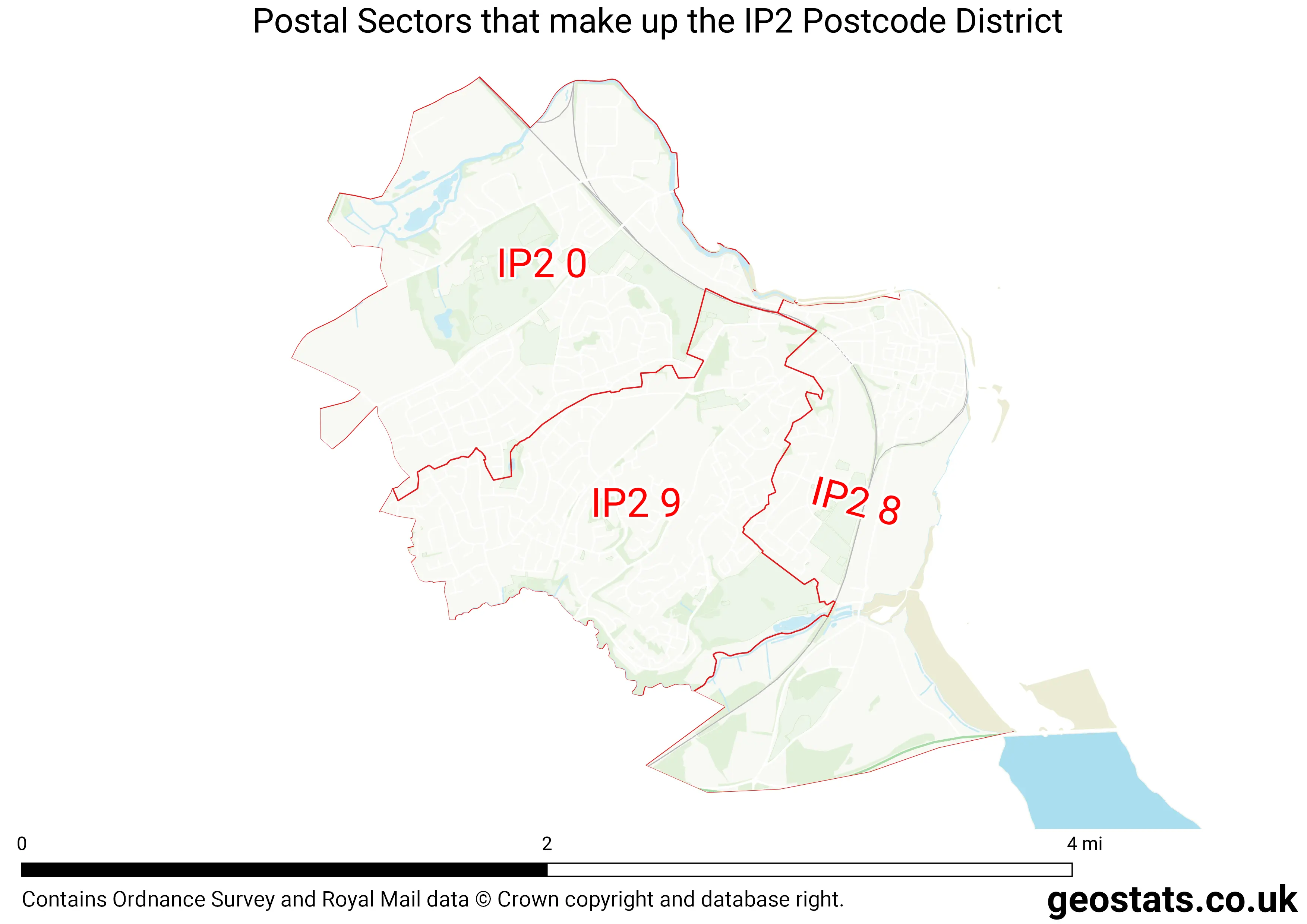 Map of the IP2  District