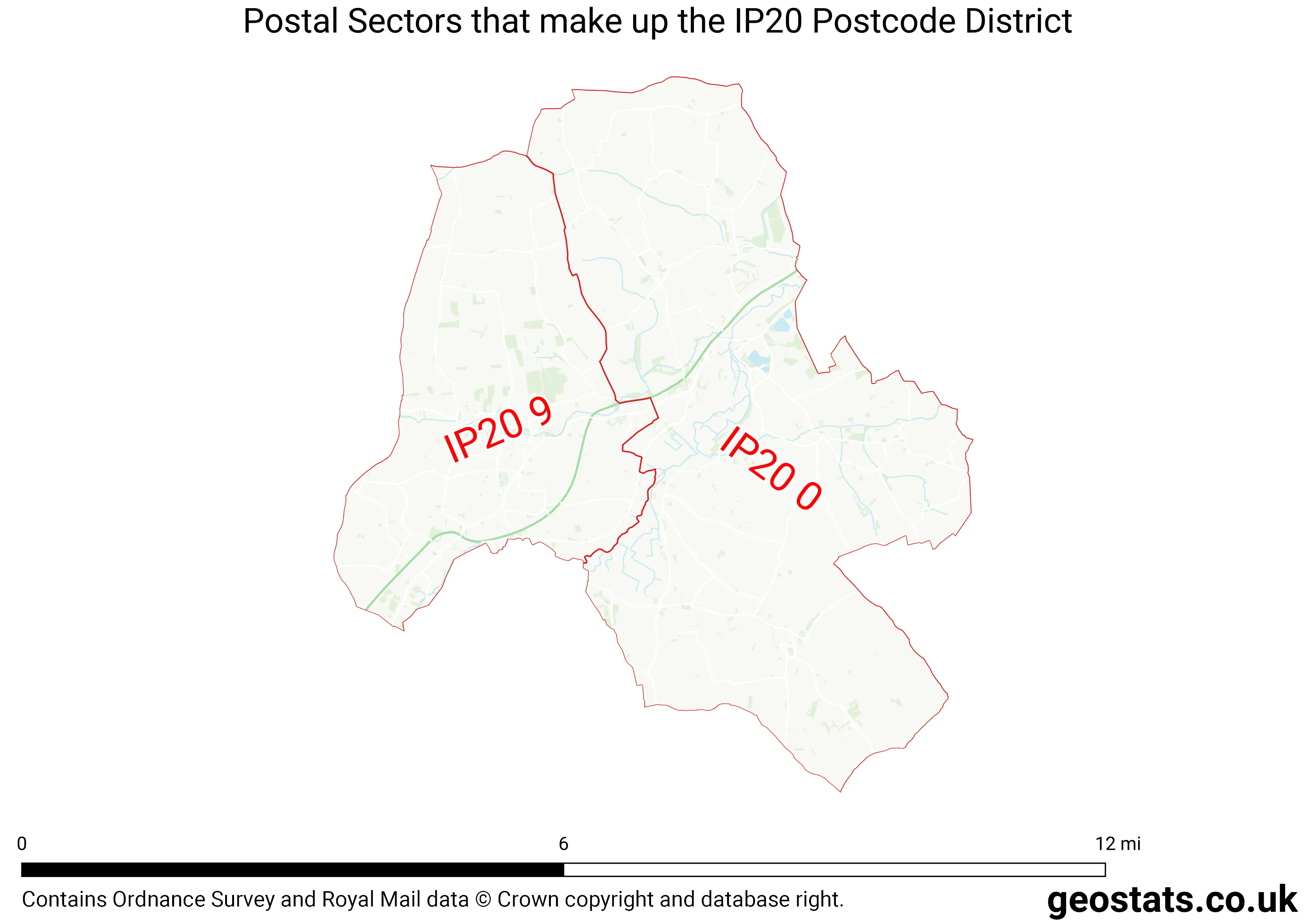 Map of the IP20  District