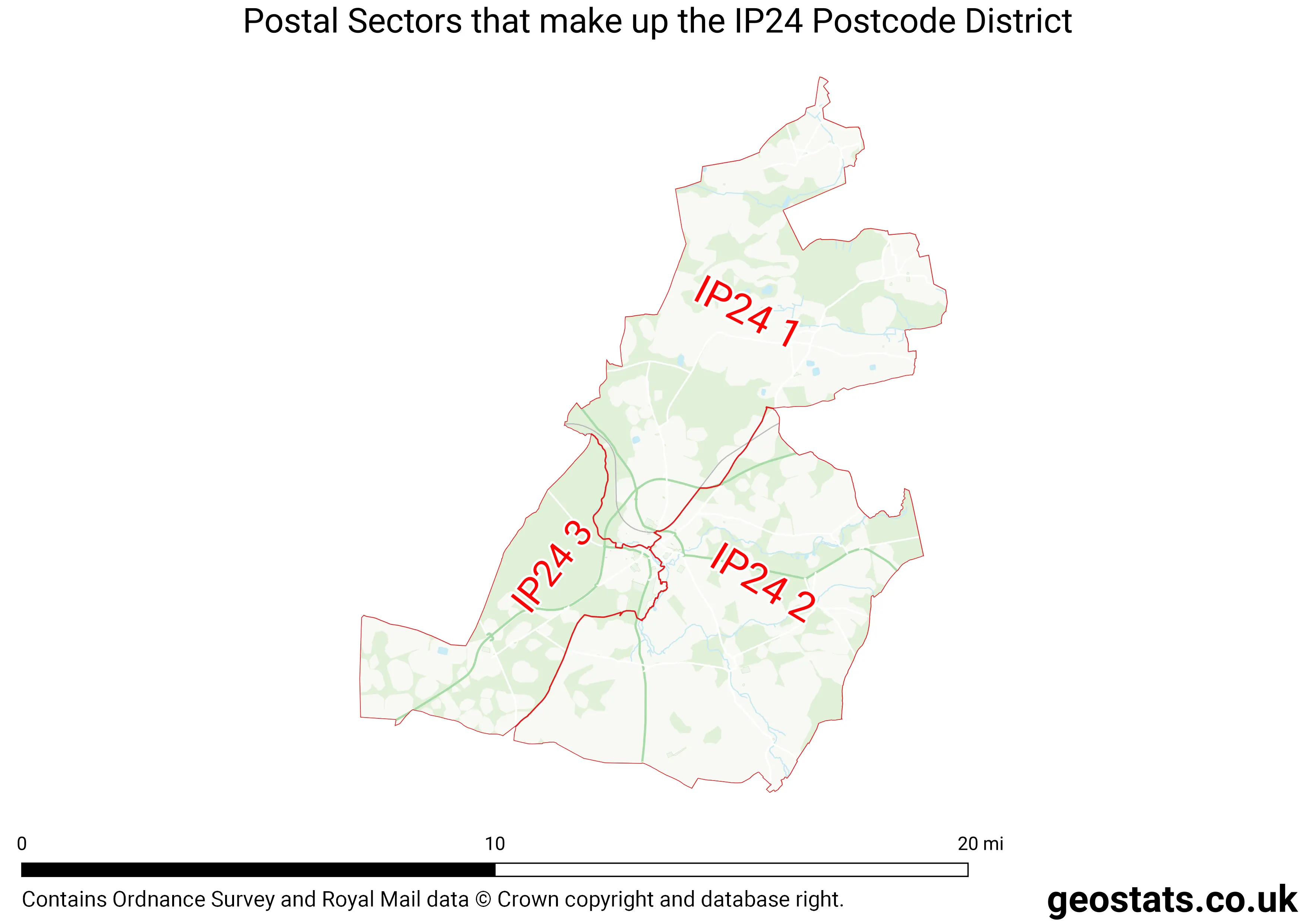 Map of the IP24  District