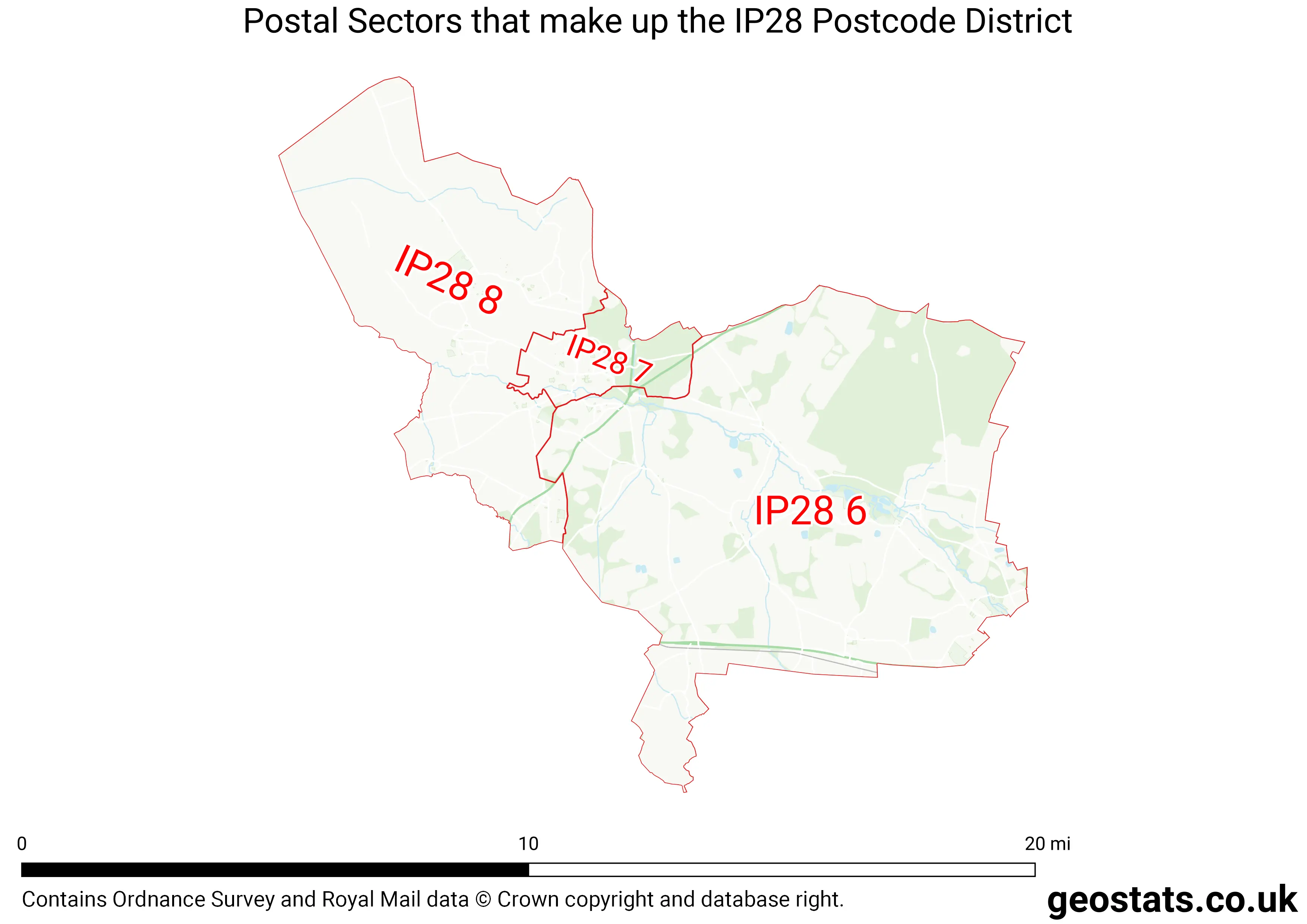 Map of the IP28  District