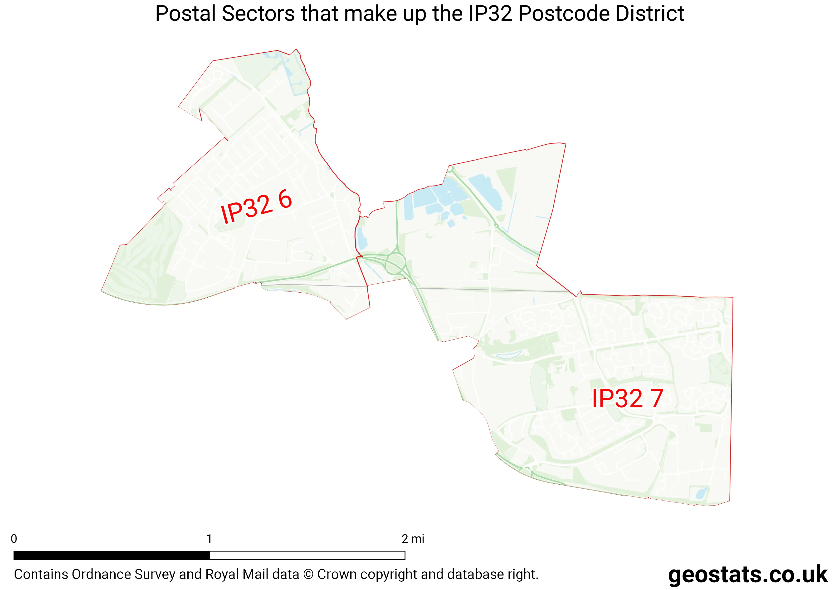Map of the IP32  District