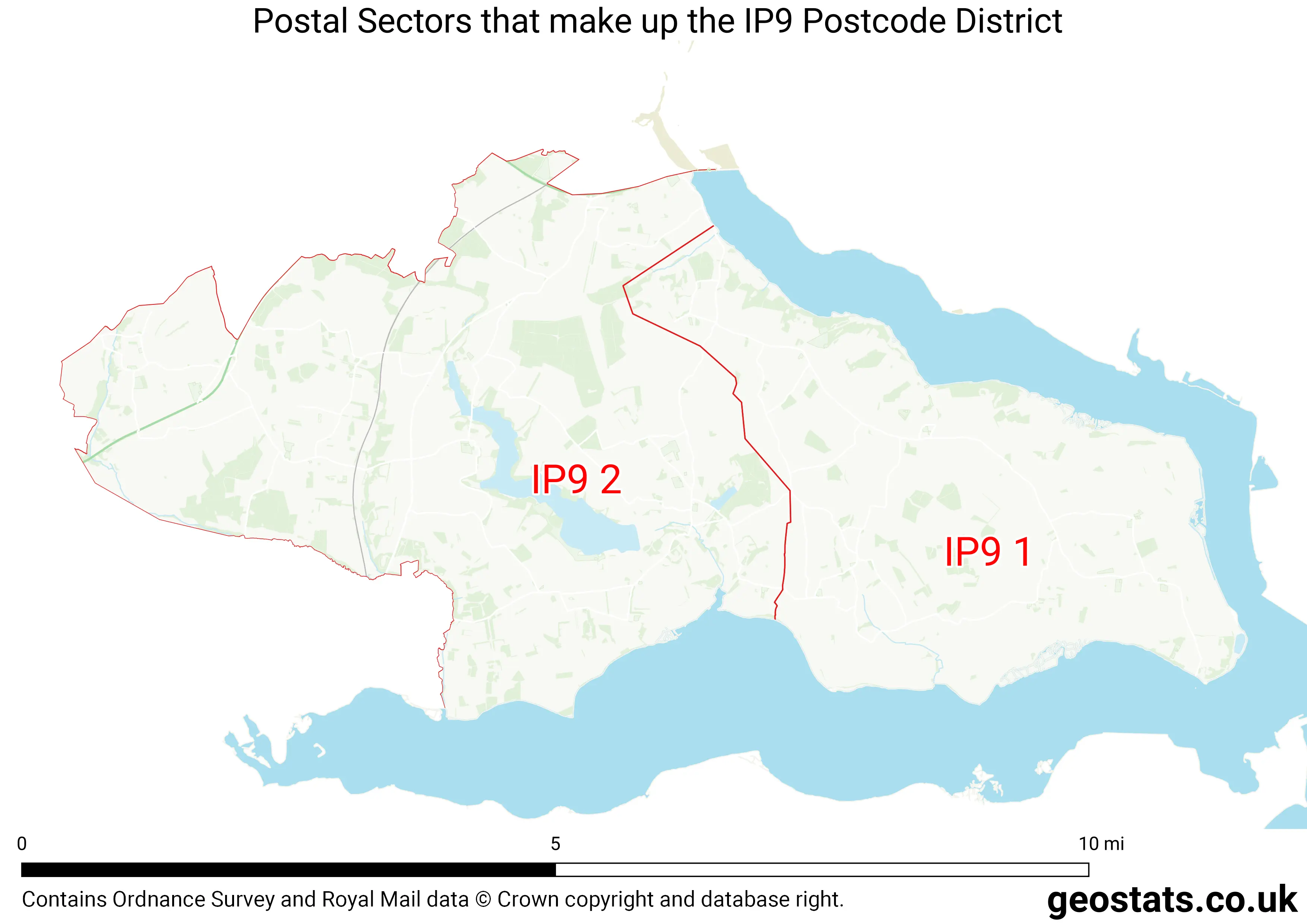 Map of the IP9  District